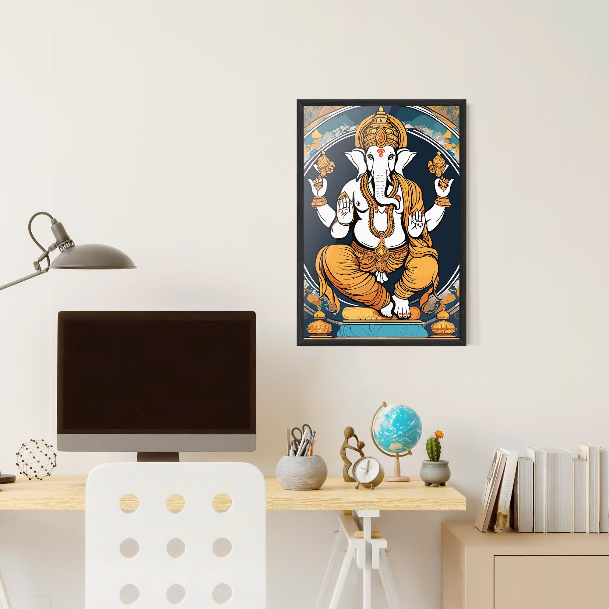 Gold Ganpati mockup 6
