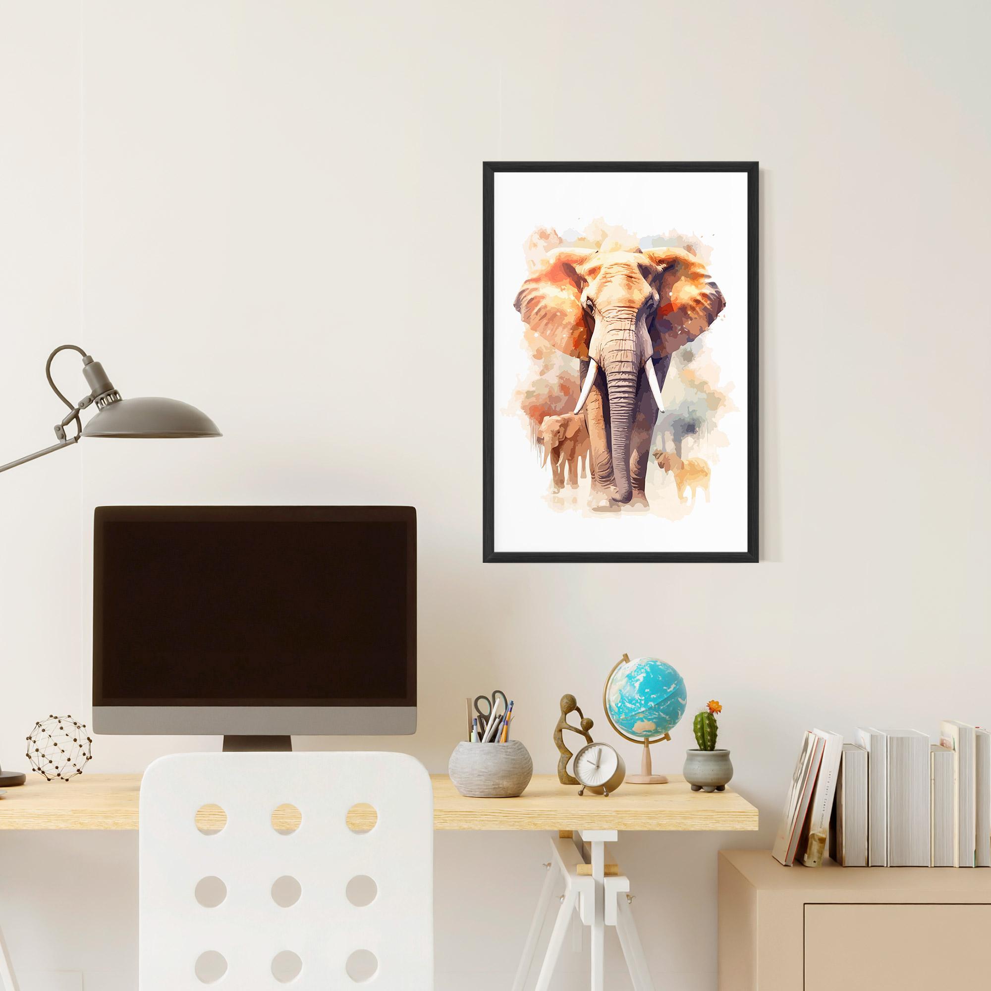 Gerahmte Poster Safari Animal mockup 6