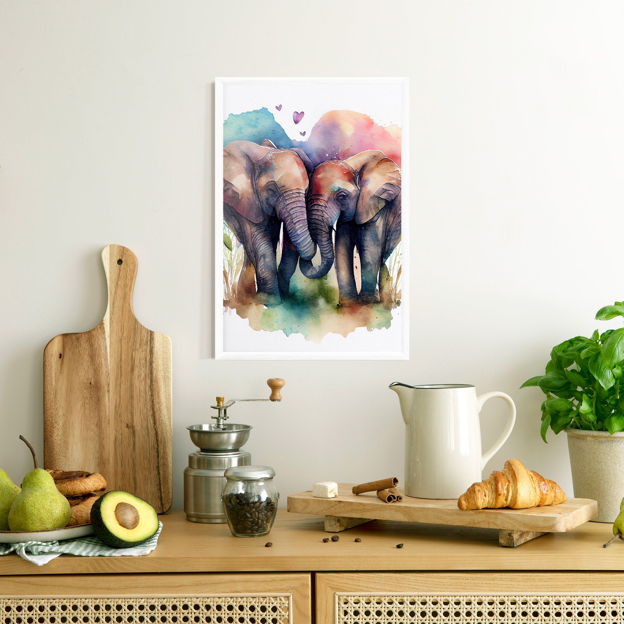 Watercolor Love mockup 8