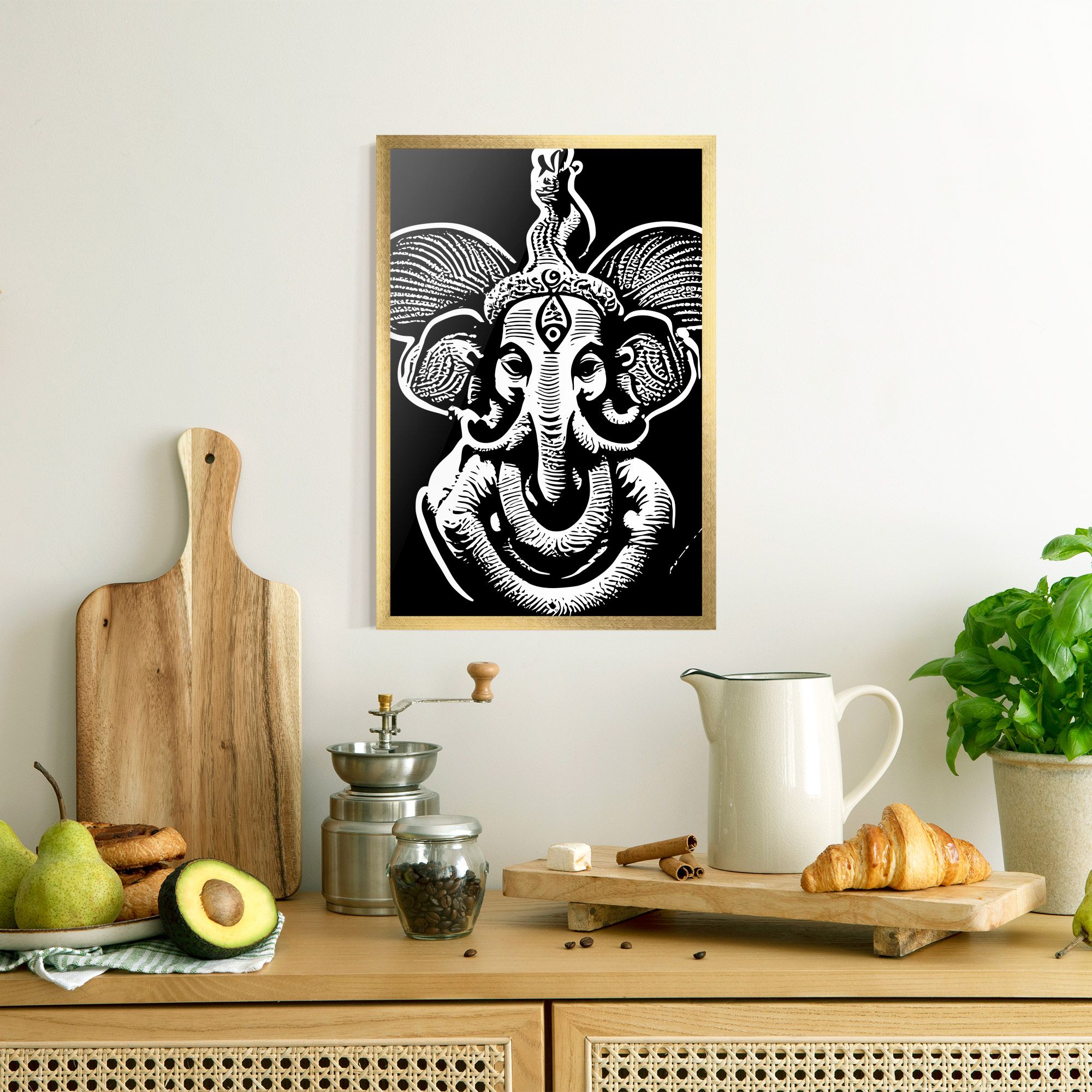 White Head Elephant mockup 8