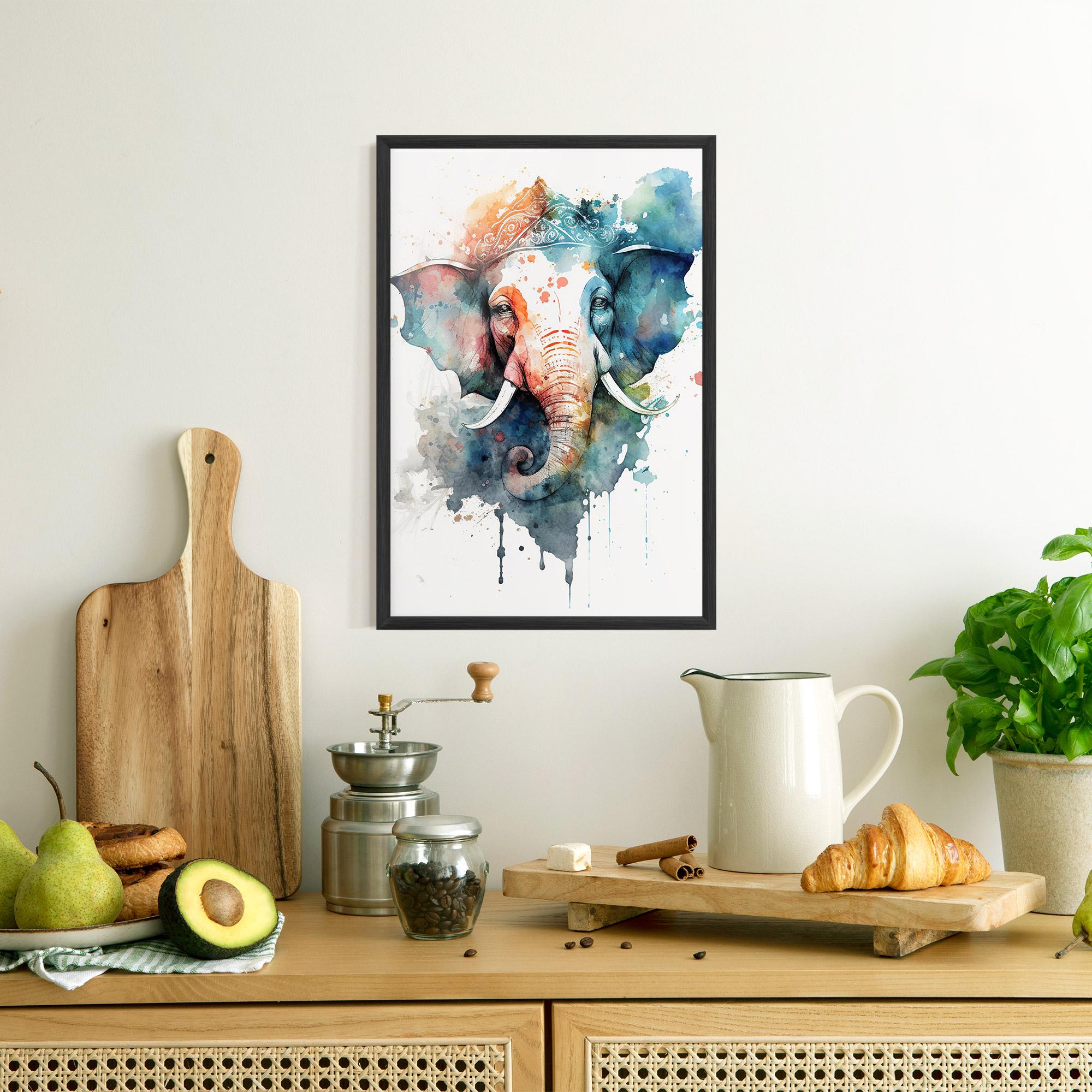 Gerahmte Poster Ganesha Chaturthi mockup 8