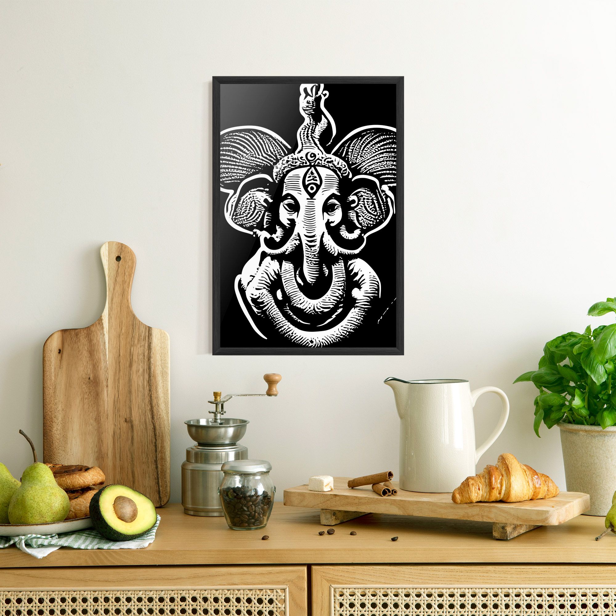 White Head Elephant mockup 8