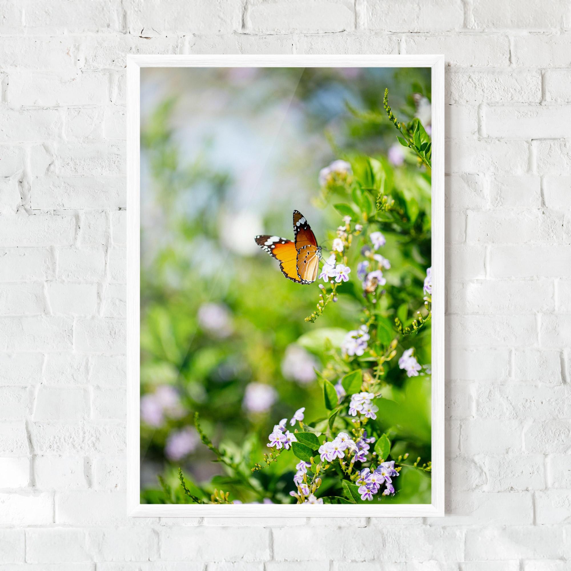 Gerahmte Poster Little Orange Elephant mockup 0