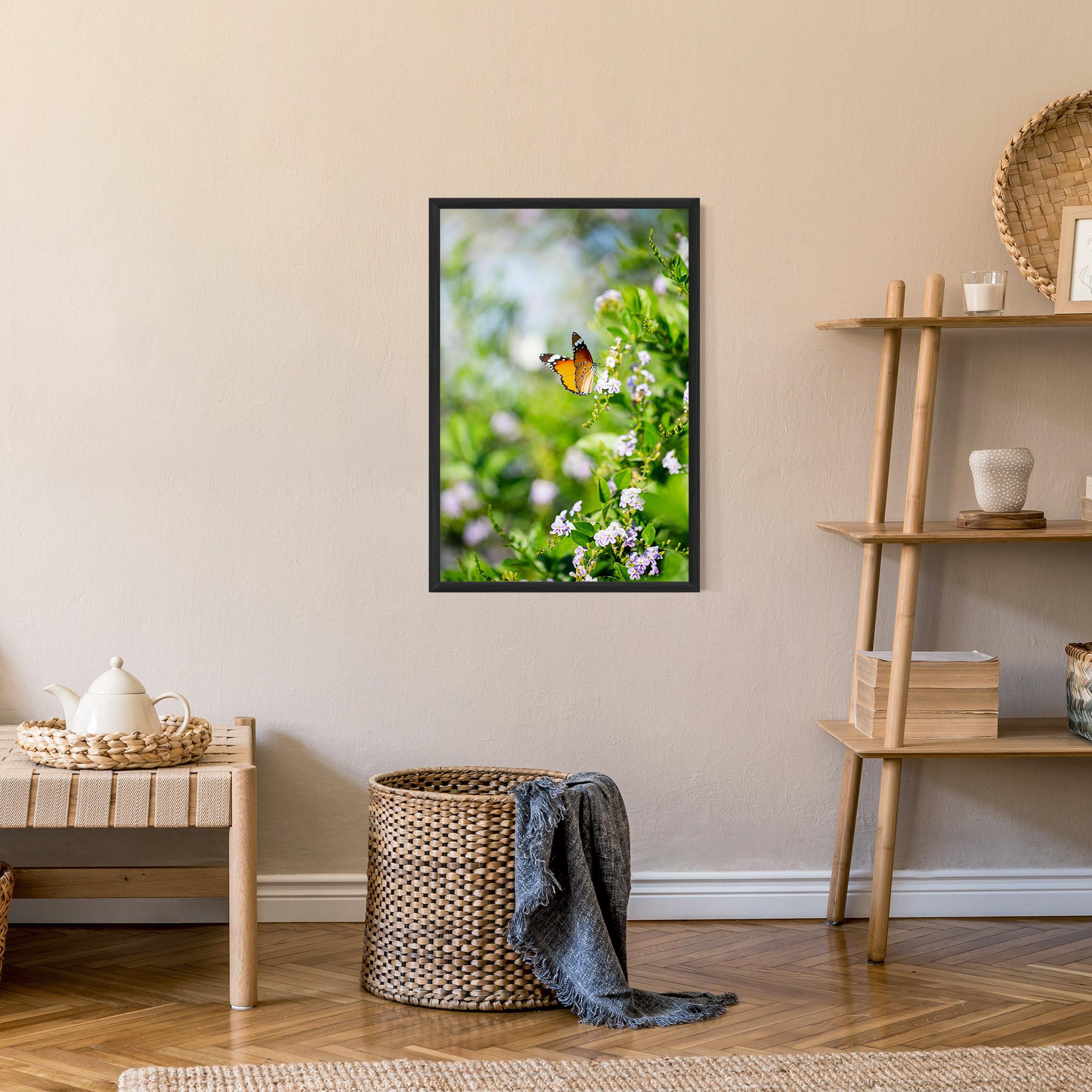 Gerahmte Poster Little Orange Elephant mockup 9