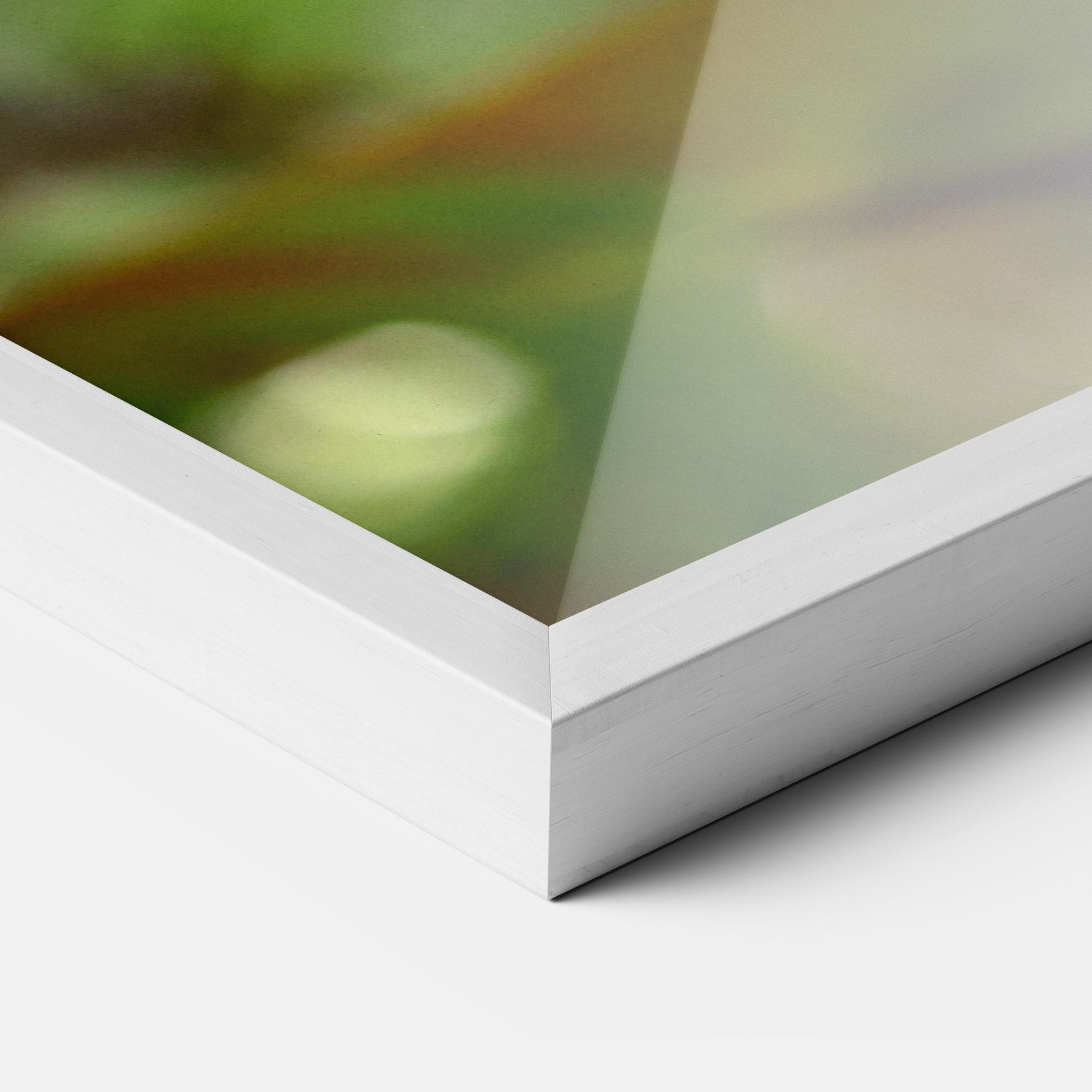 Gerahmte Poster Orange Yellow Butterfly mockup 3