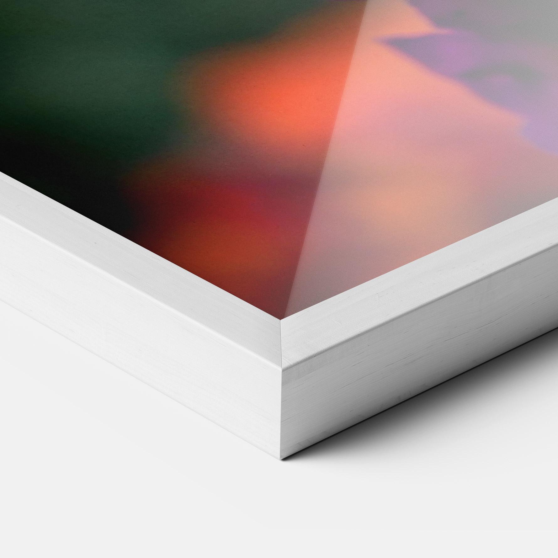 Gerahmte Poster Red Blue Butterfly mockup 3