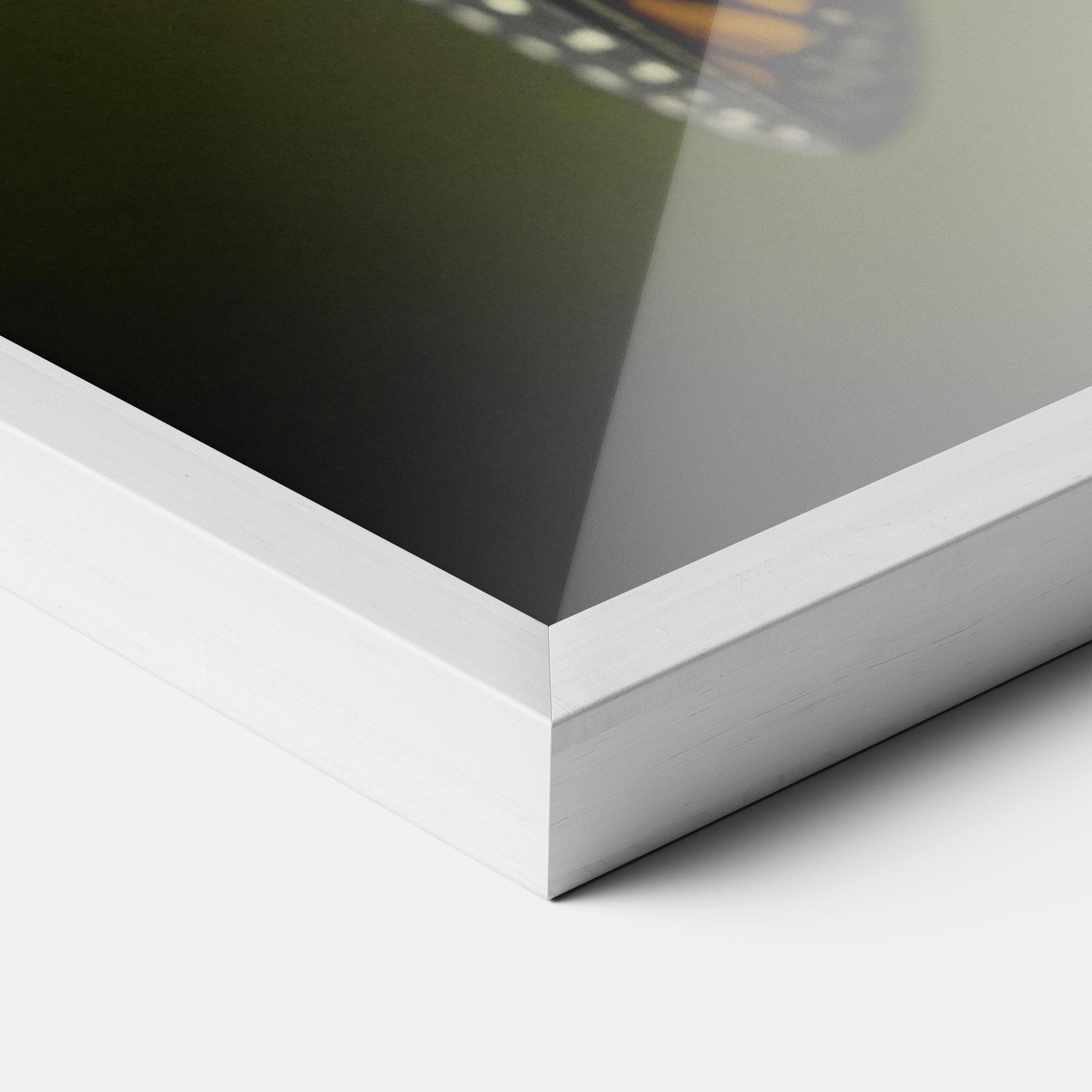 Gerahmte Poster Yellow Black Butterfly mockup 3