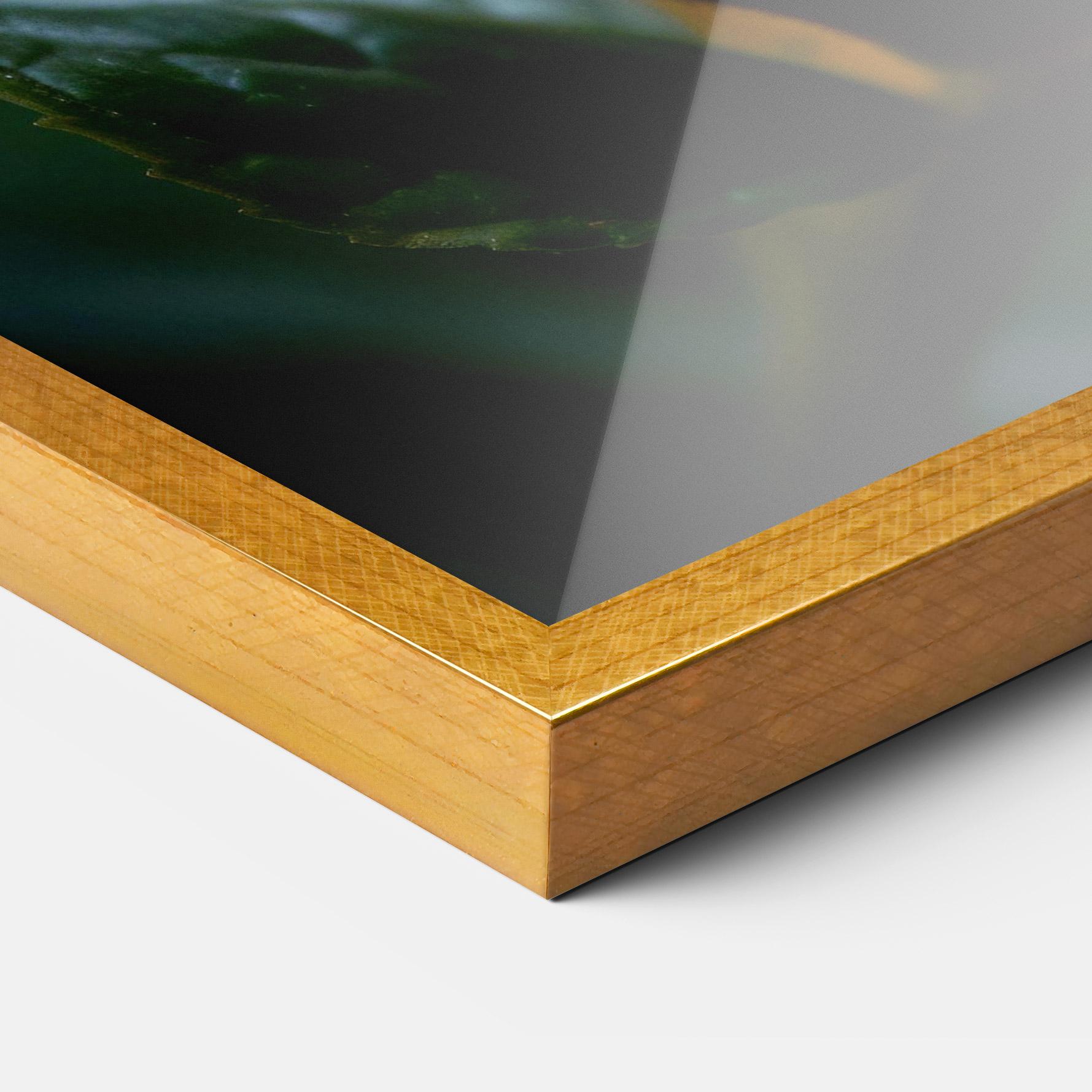 Gerahmte Poster Blue Red Butterfly mockup 3