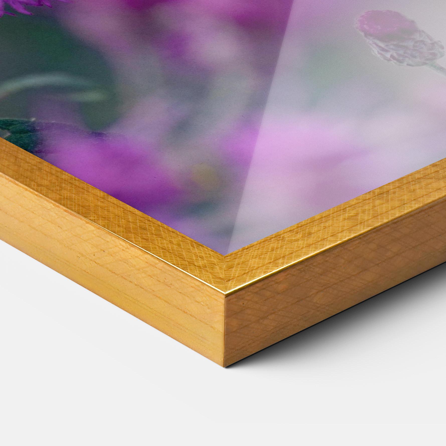 Gerahmte Poster Cream Black Butterfly mockup 3