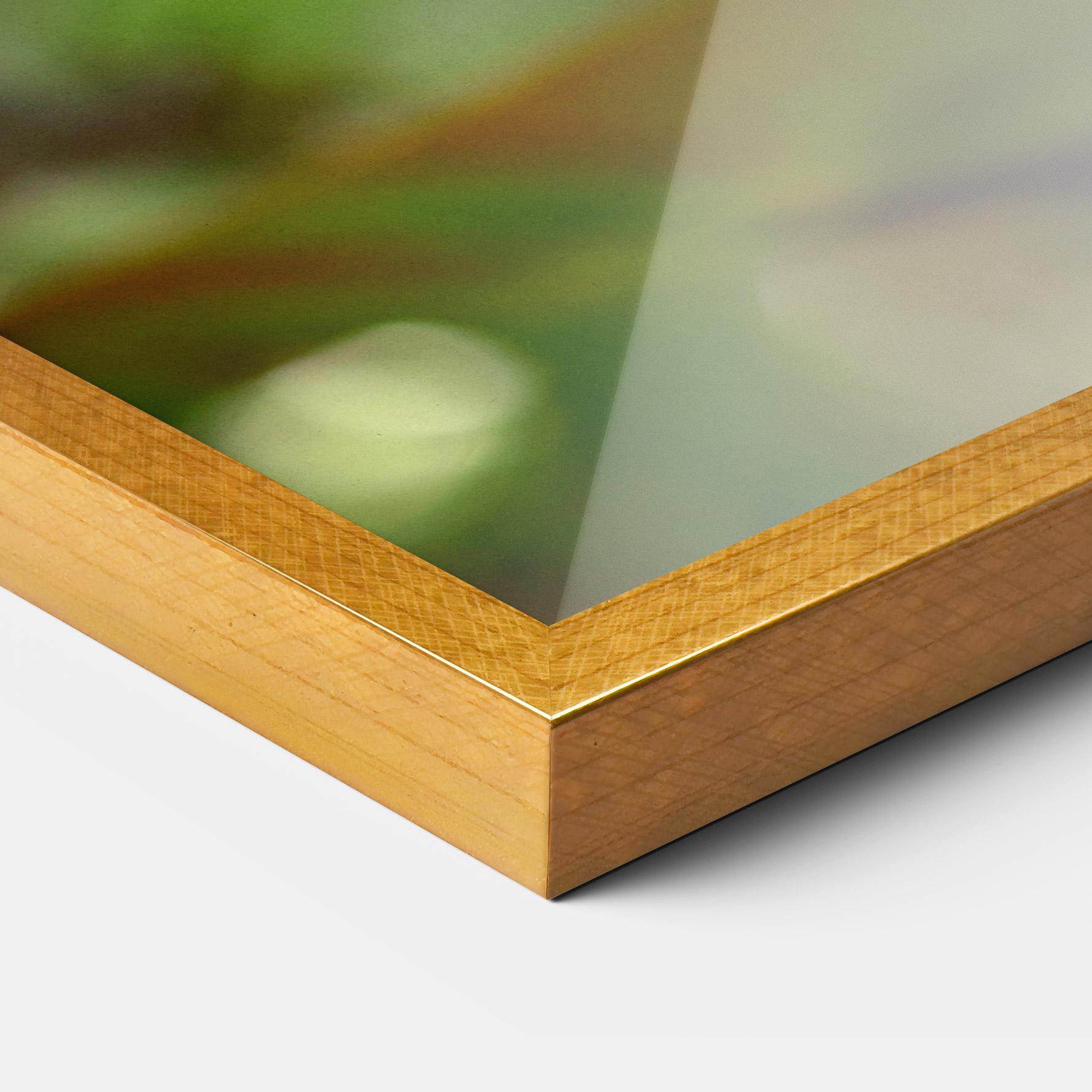 Gerahmte Poster Orange Yellow Butterfly mockup 3