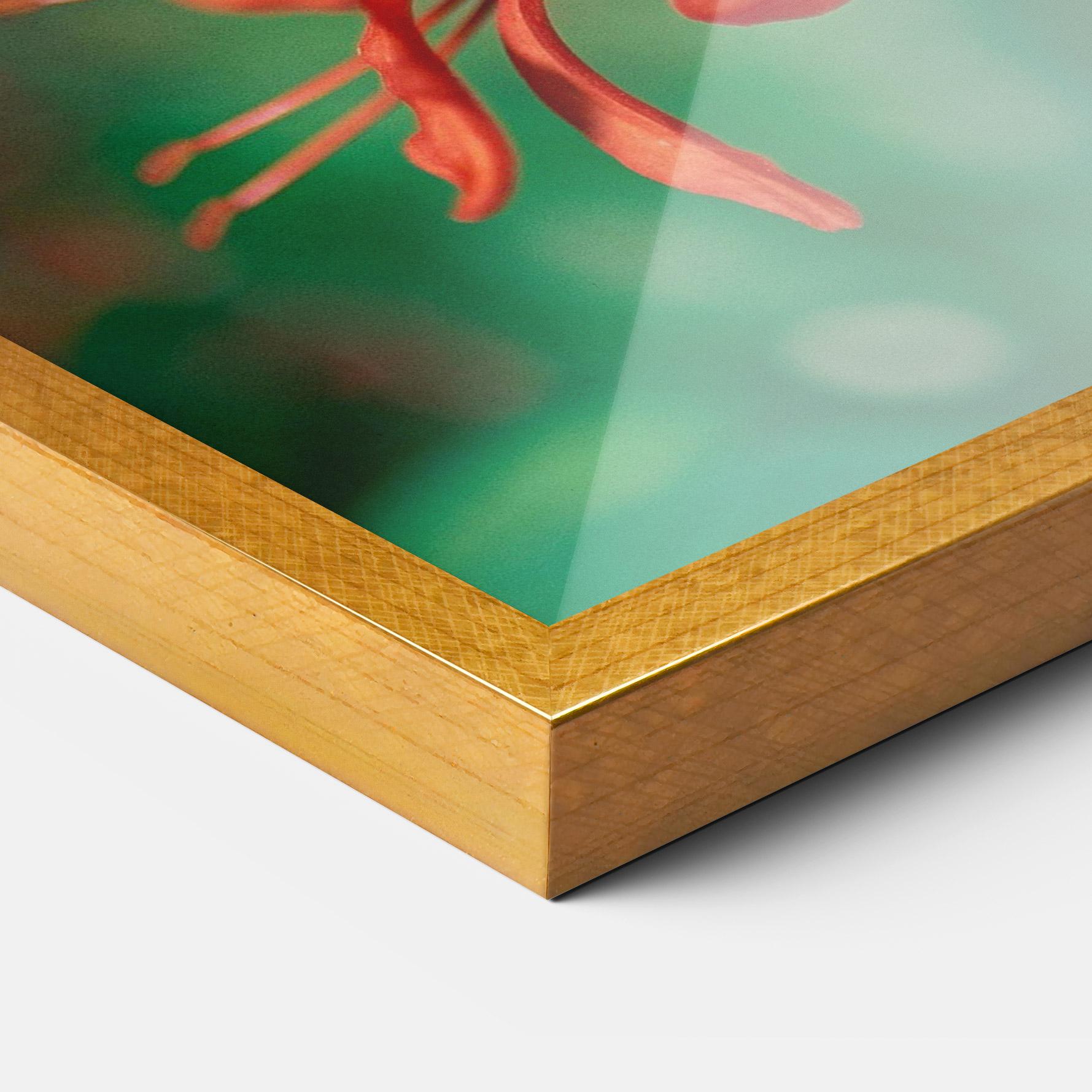 Gerahmte Poster Small Orange Butterfly mockup 3