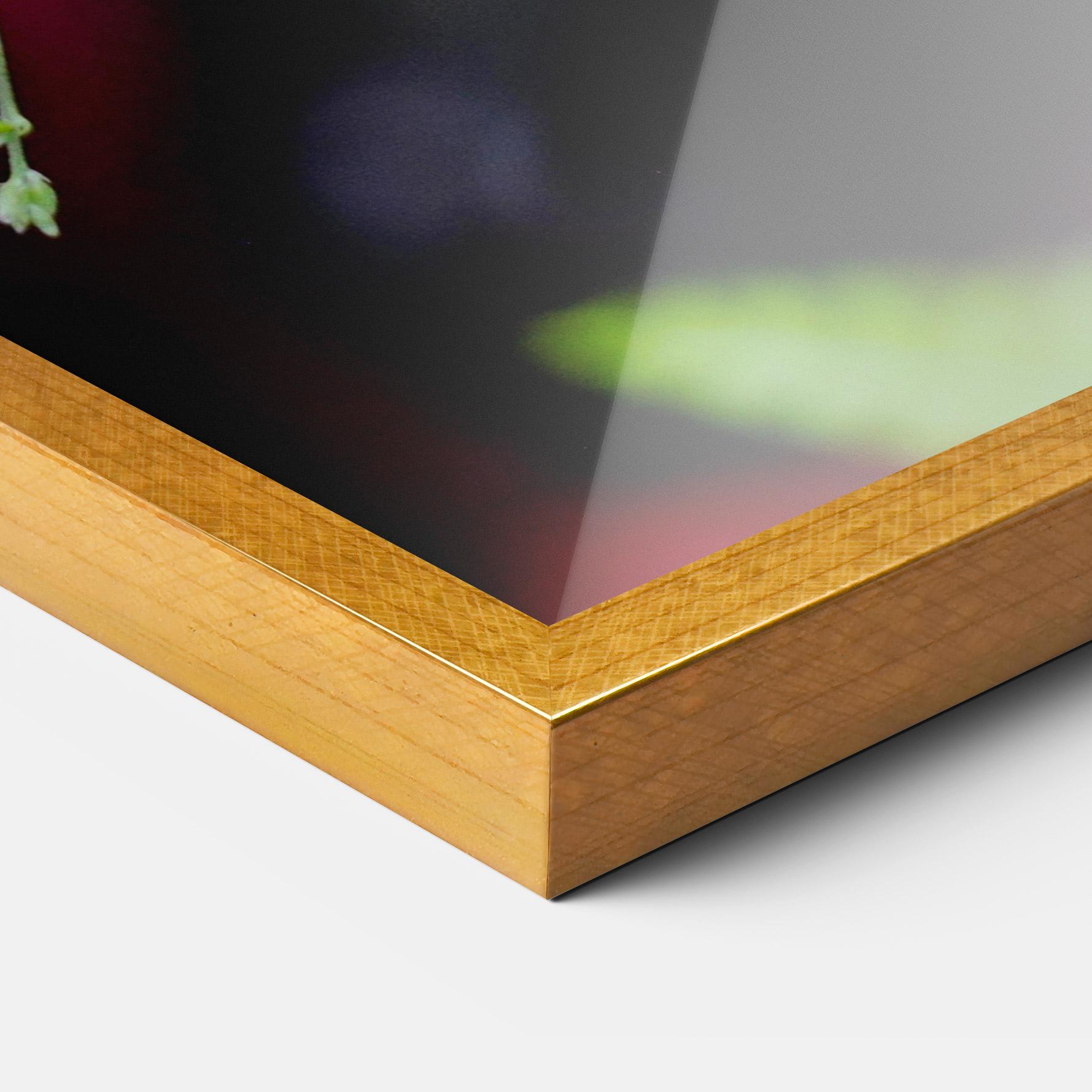 Gerahmte Poster Strong Orange Butterfly mockup 3