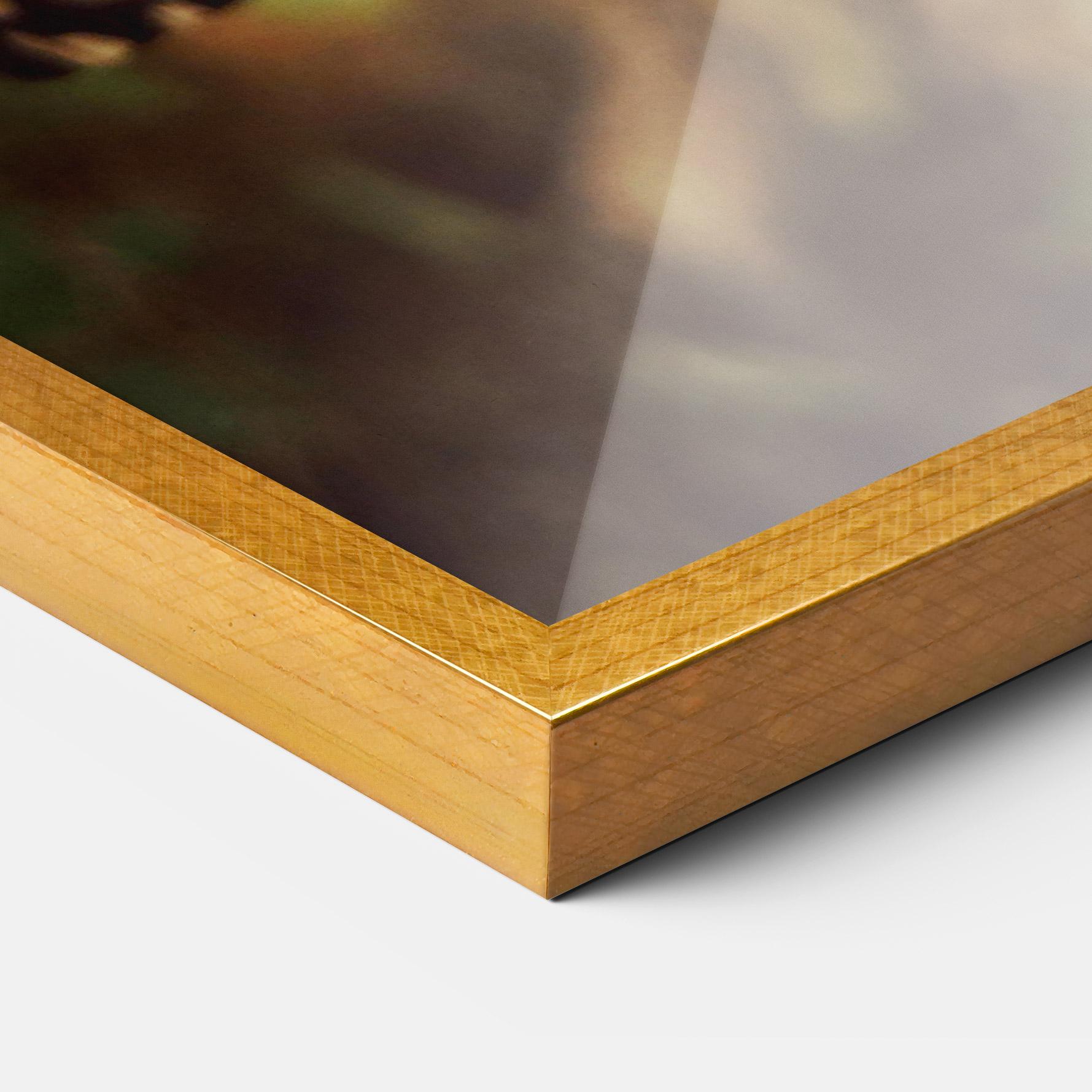 Gerahmte Poster Wild Brown Butterfly mockup 3