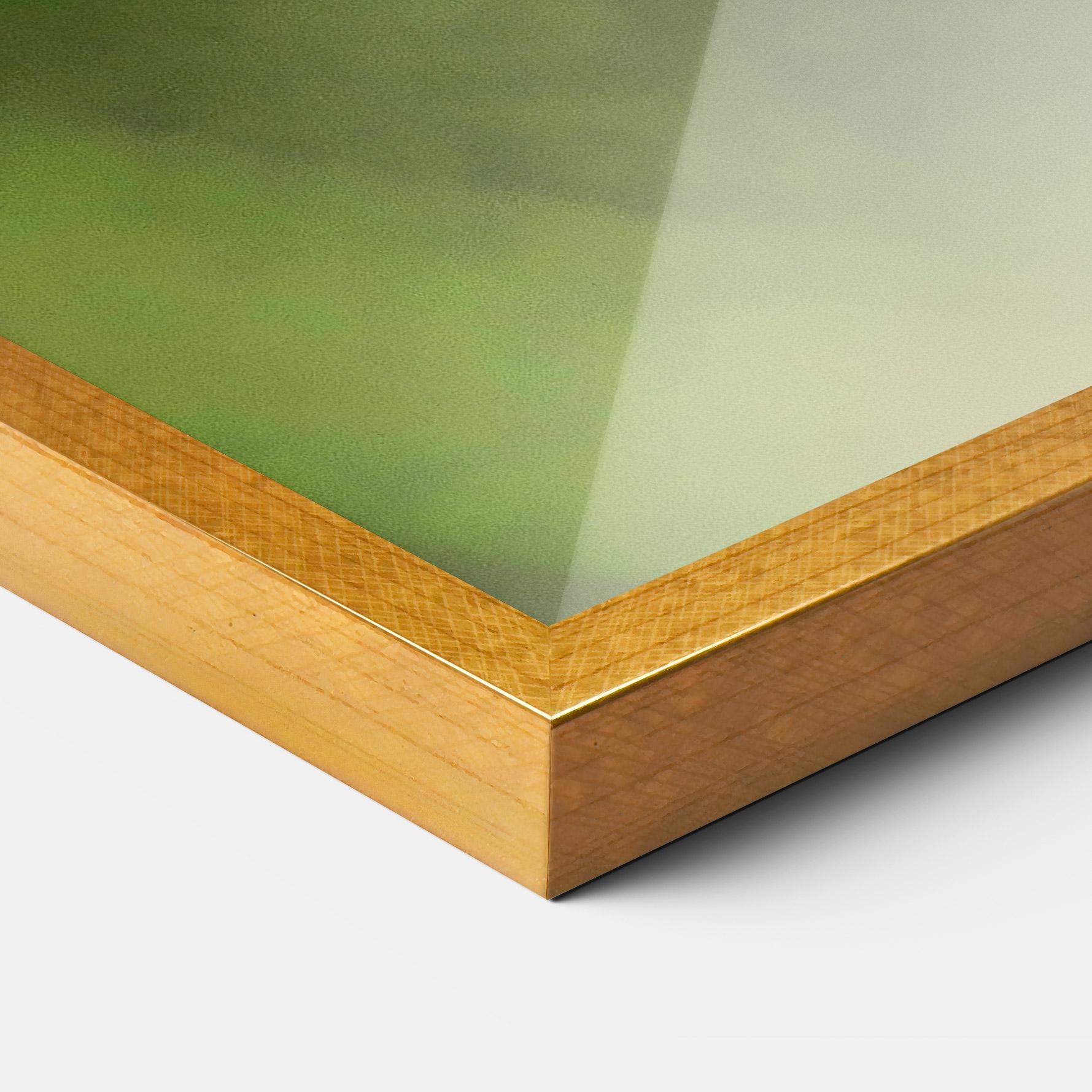 Gerahmte Poster Yellow White Butterfly mockup 3