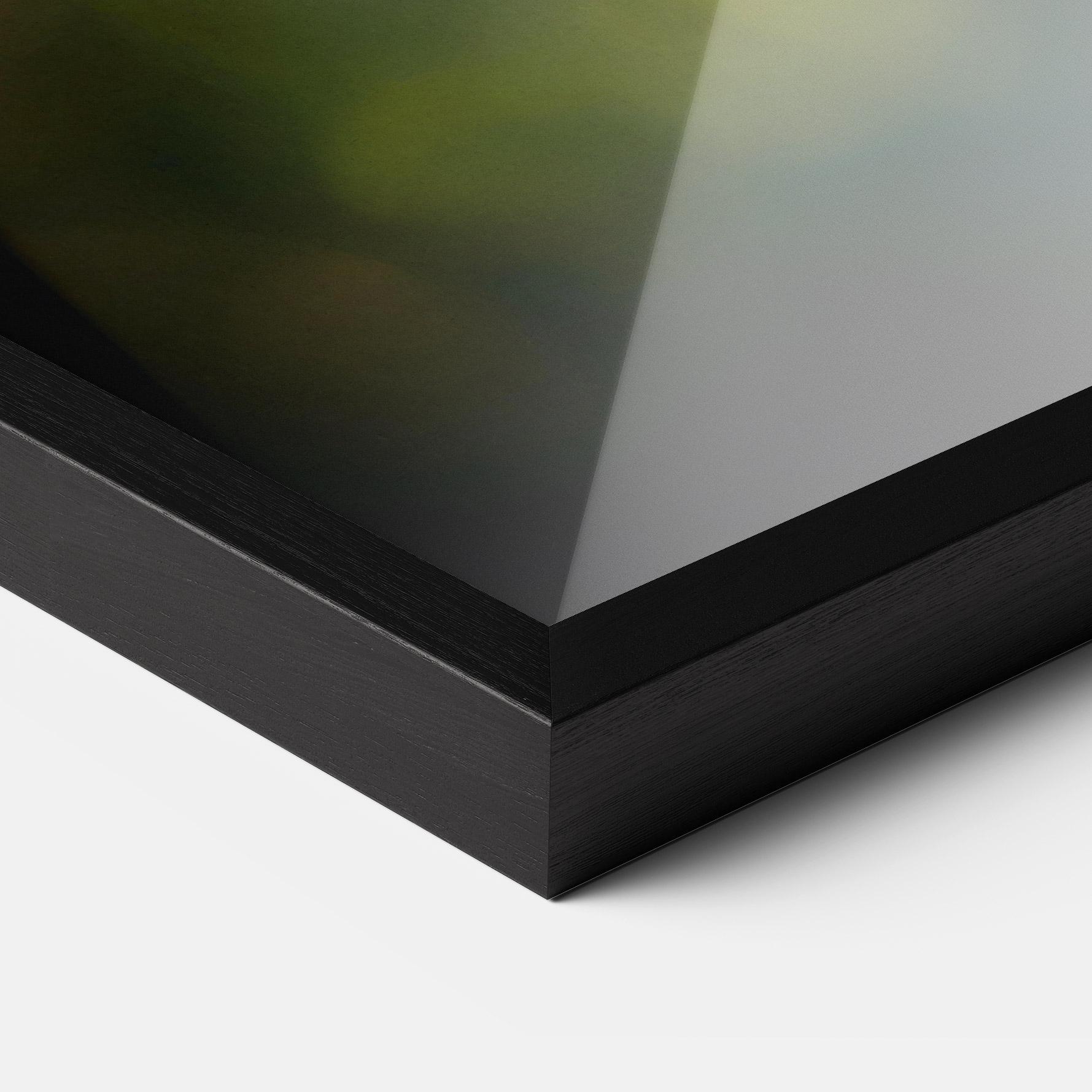 Gerahmte Poster Blue Cream Butterfly mockup 3