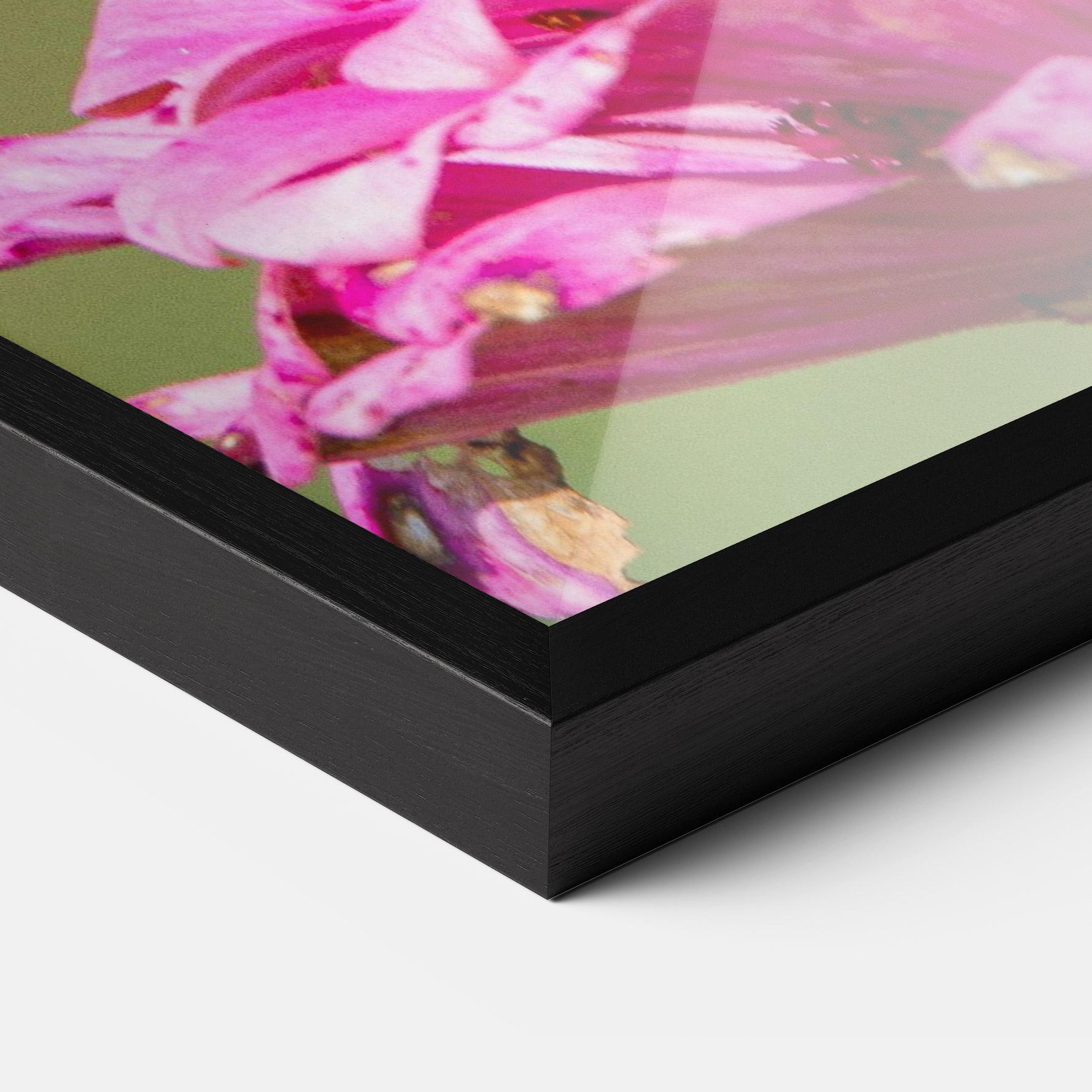 Gerahmte Poster Blue Grey Butterfly mockup 3