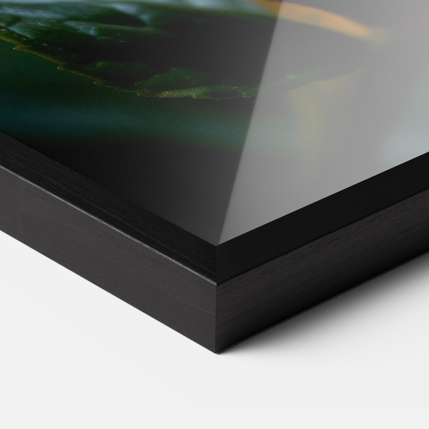 Gerahmte Poster Blue Red Butterfly mockup 3