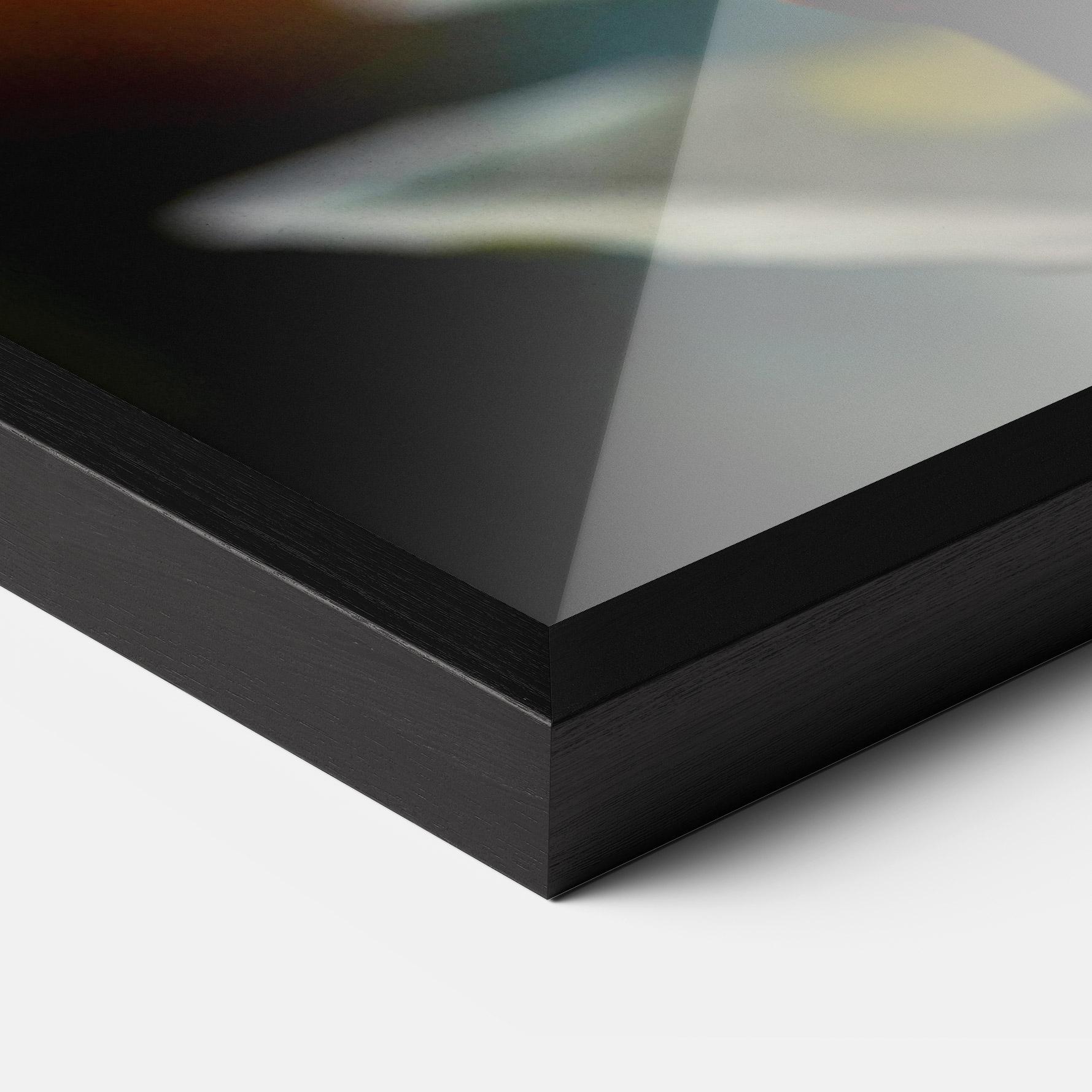 Gerahmte Poster Blue Yellow Butterfly mockup 3