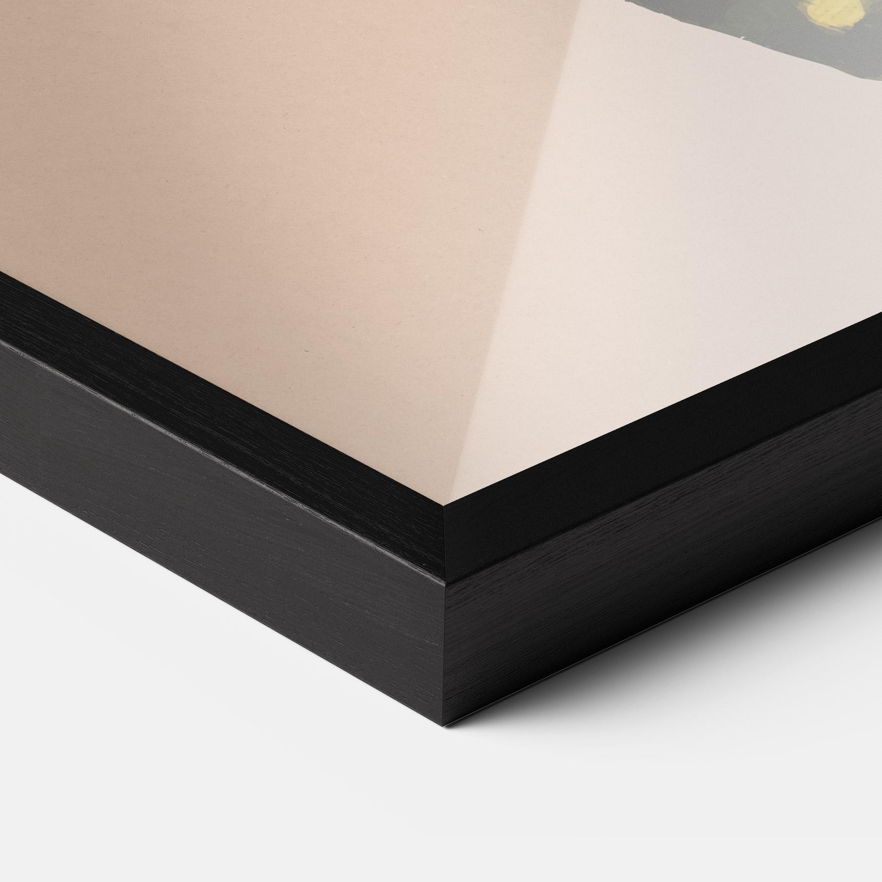 Gerahmte Poster Butterfly On Pink mockup 3