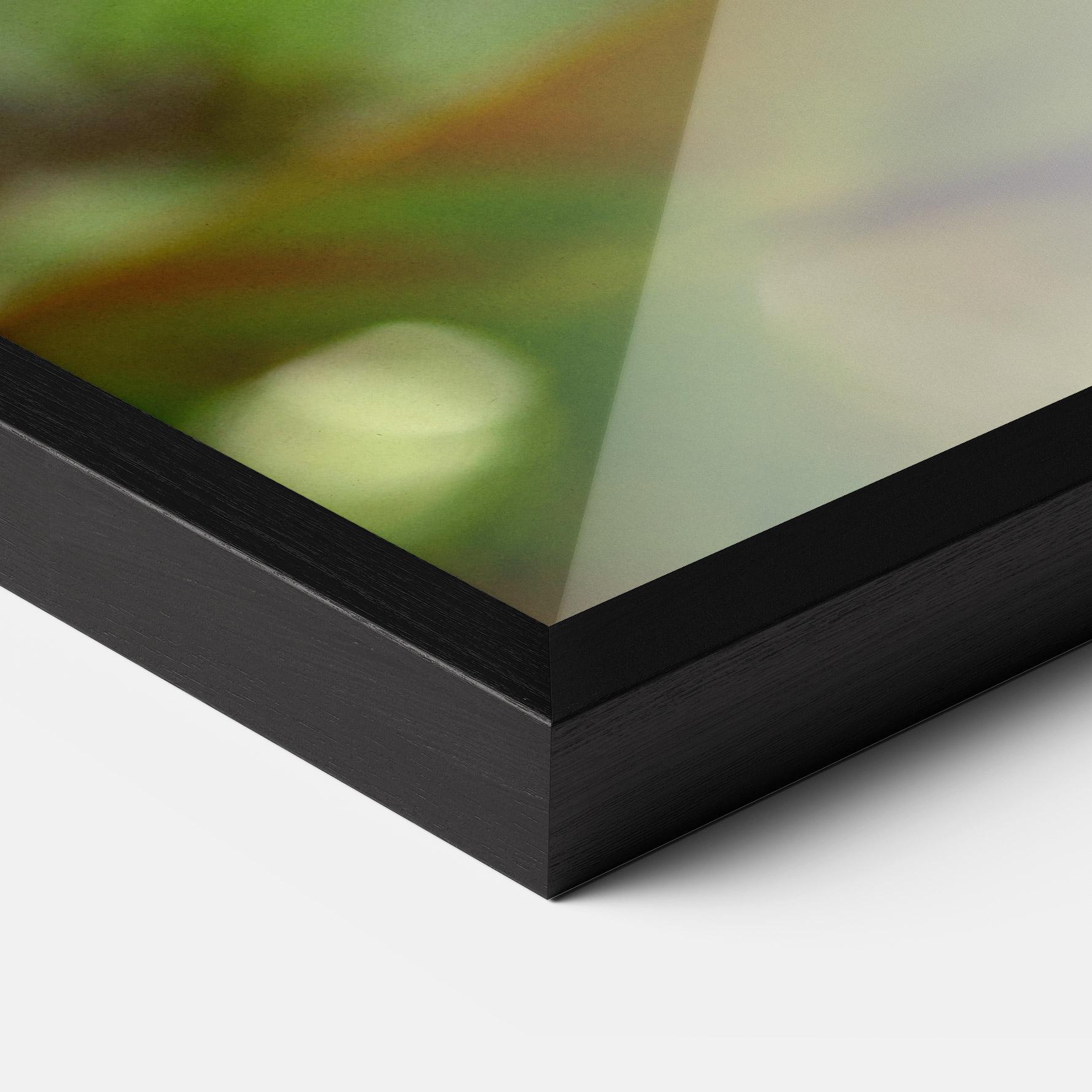 Gerahmte Poster Orange Yellow Butterfly mockup 3