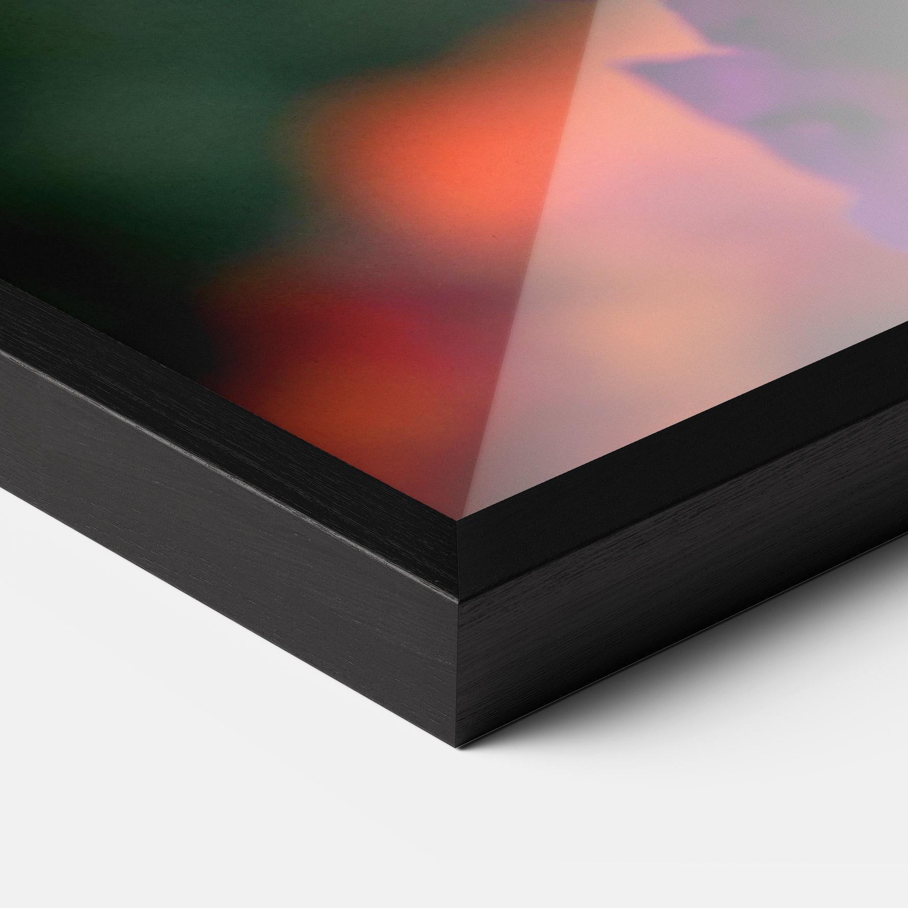 Gerahmte Poster Red Blue Butterfly mockup 3