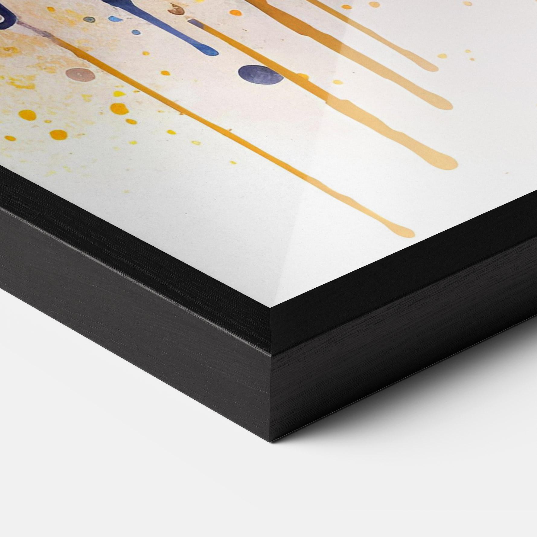 Gerahmte Poster Watercolor Butterfly mockup 3