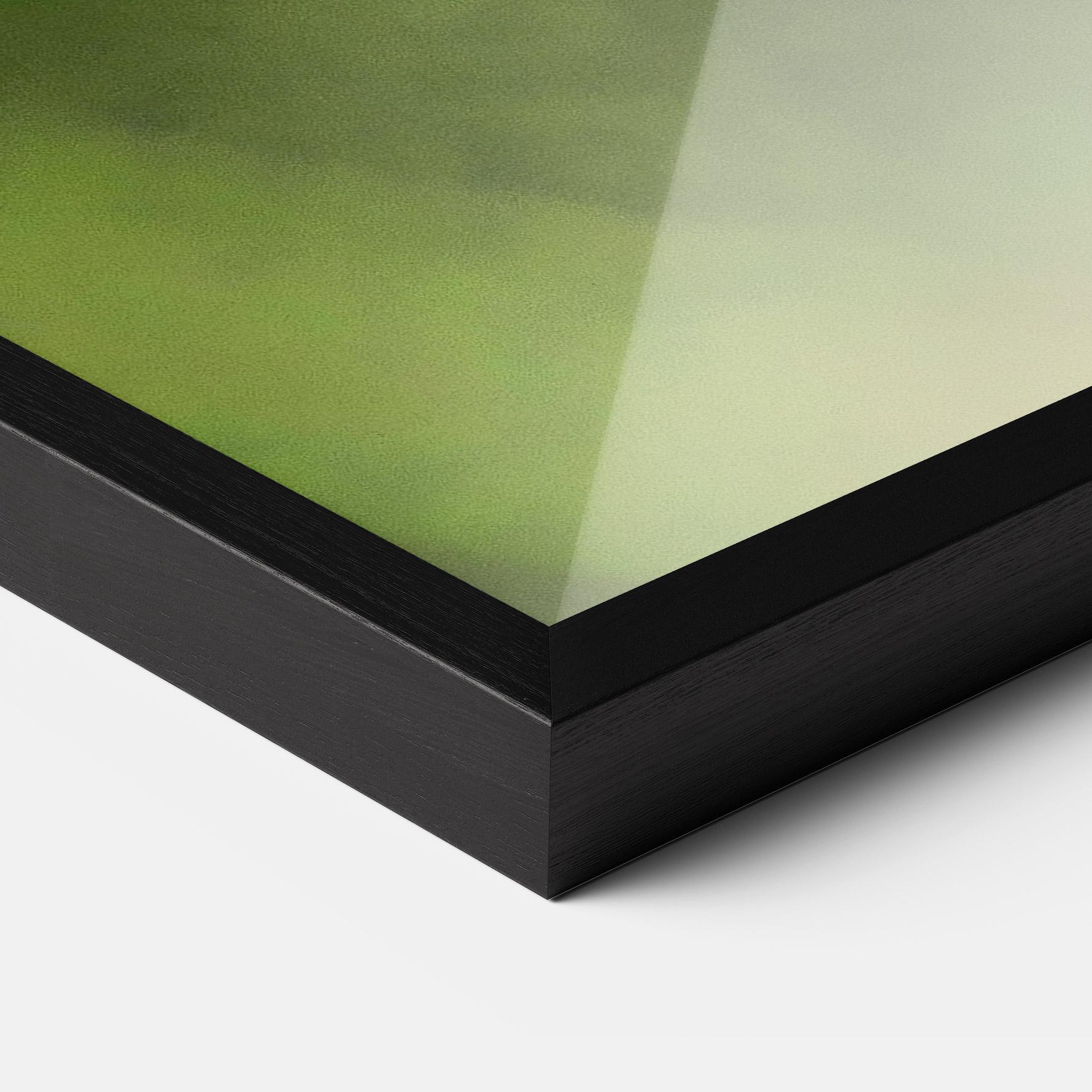 Gerahmte Poster Yellow White Butterfly mockup 3