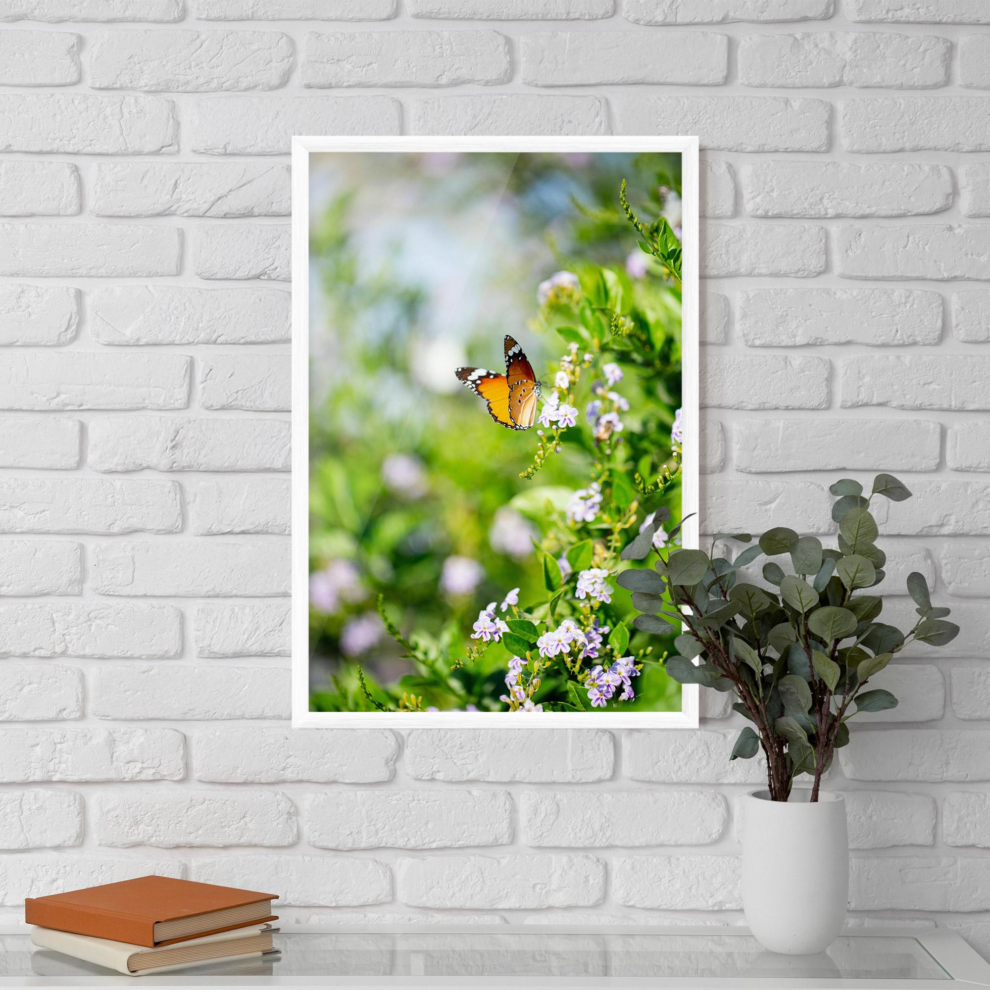 Gerahmte Poster Little Orange Elephant mockup 5