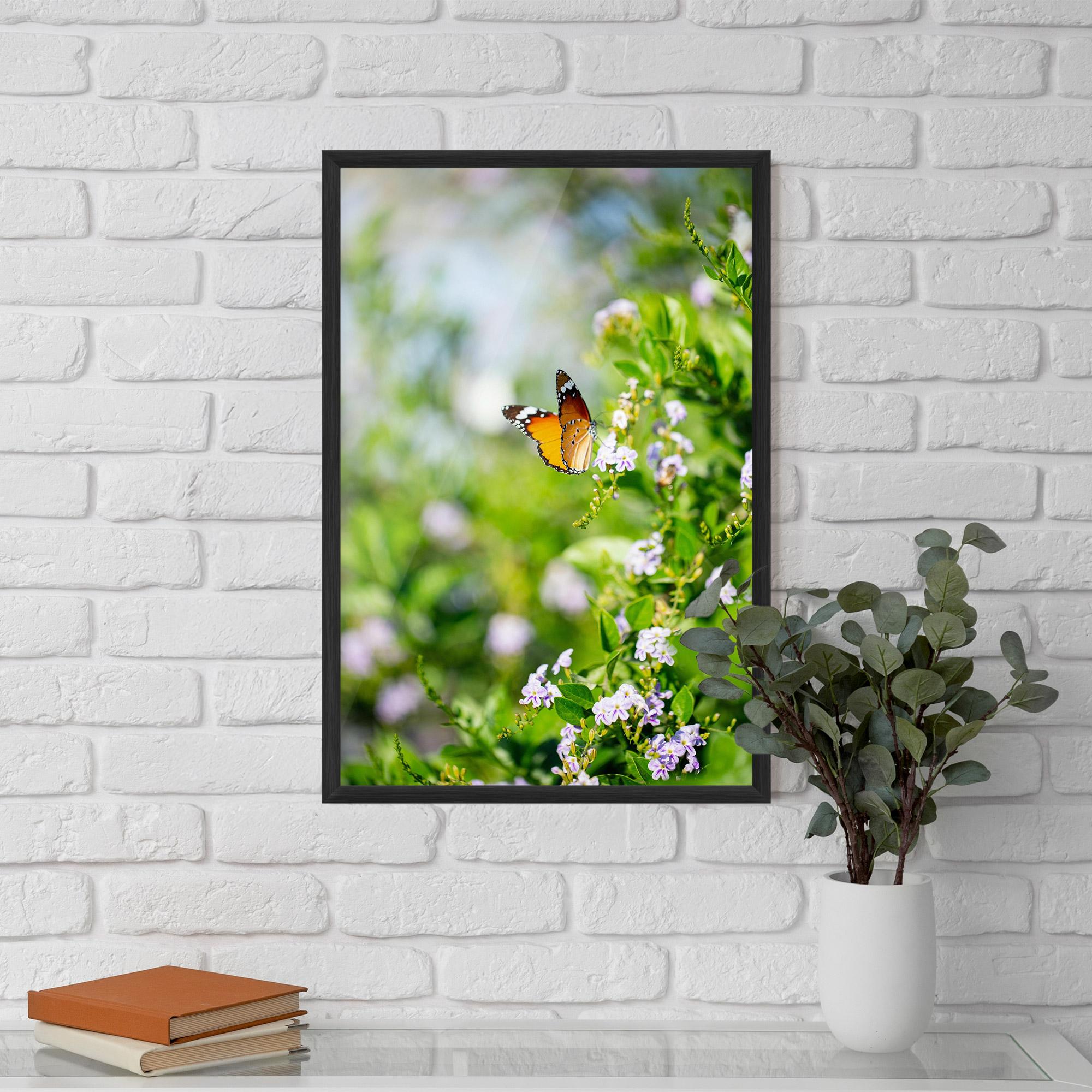 Gerahmte Poster Little Orange Elephant mockup 5