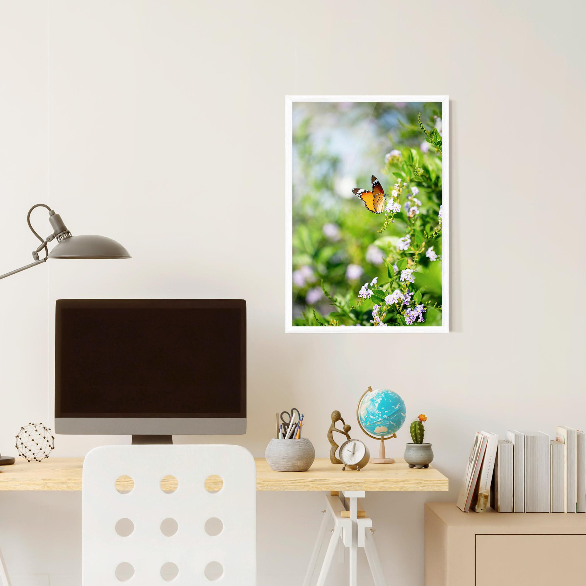 Gerahmte Poster Little Orange Elephant mockup 6