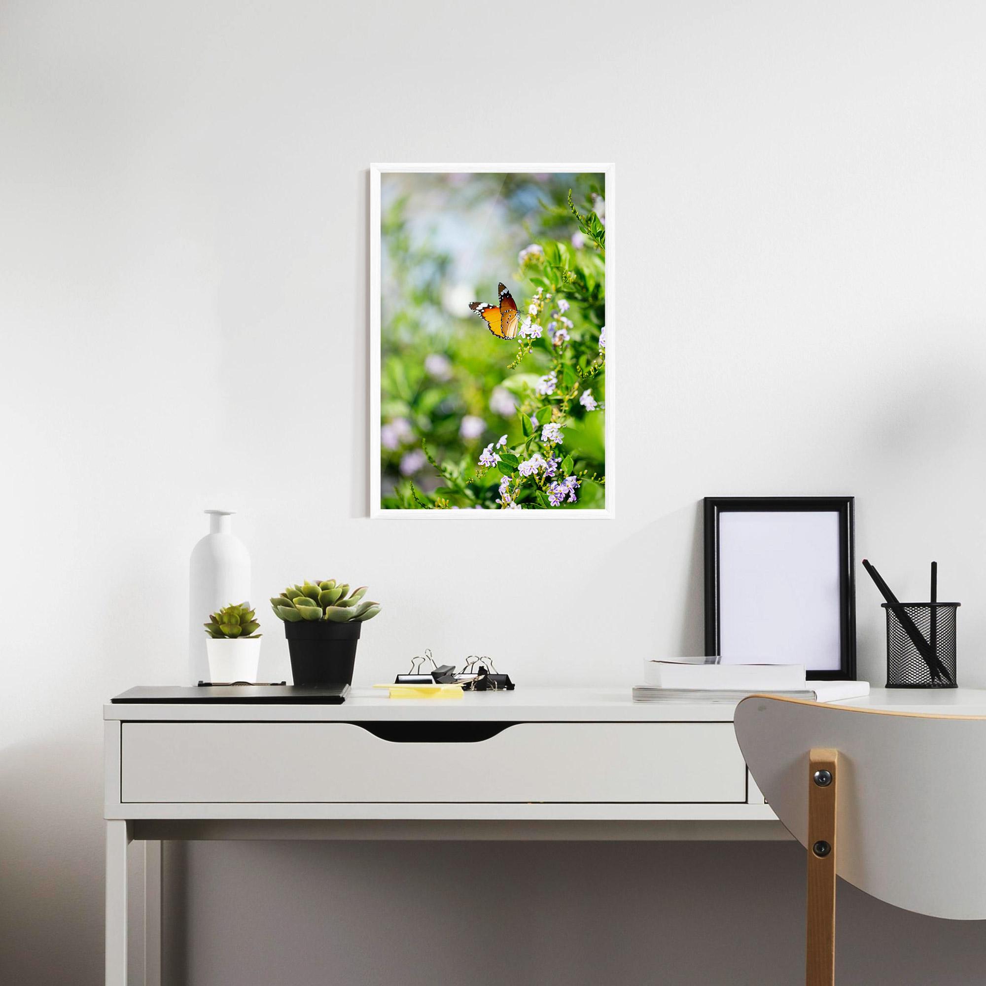 Gerahmte Poster Little Orange Elephant mockup 7