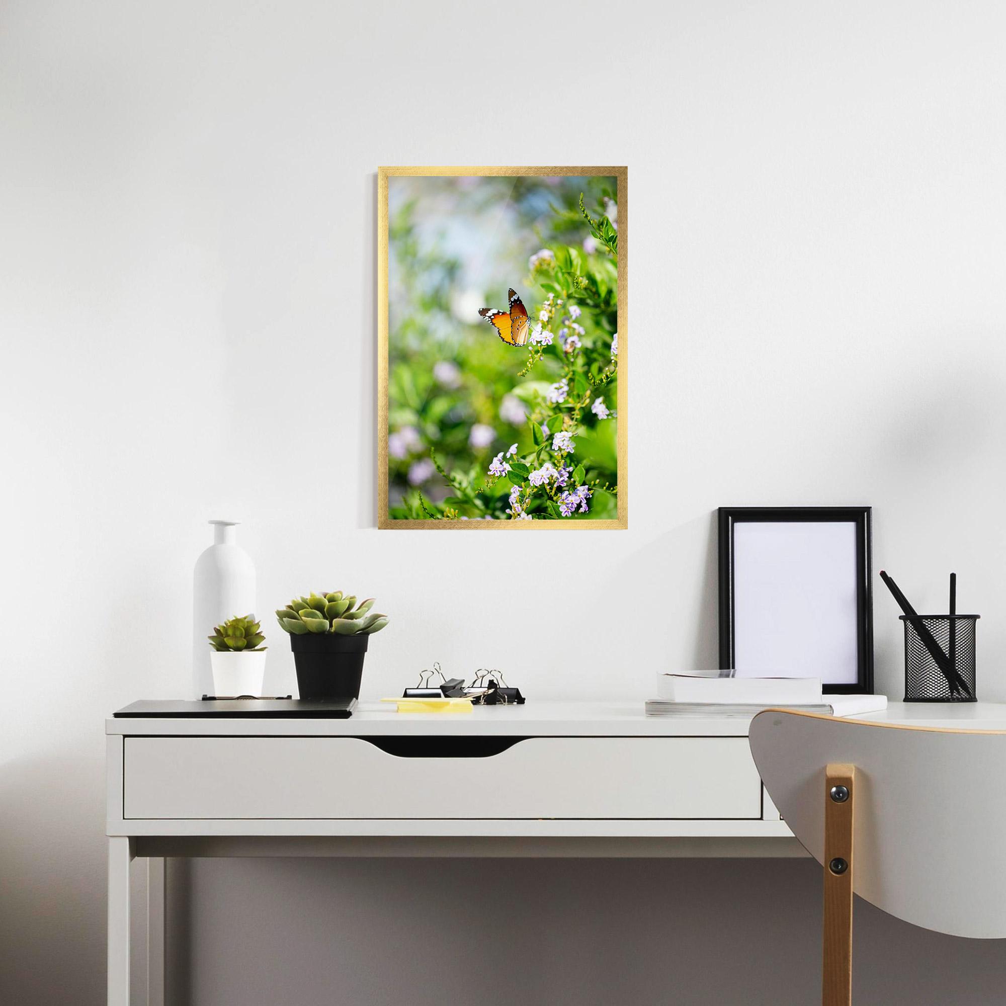 Gerahmte Poster Little Orange Elephant mockup 7