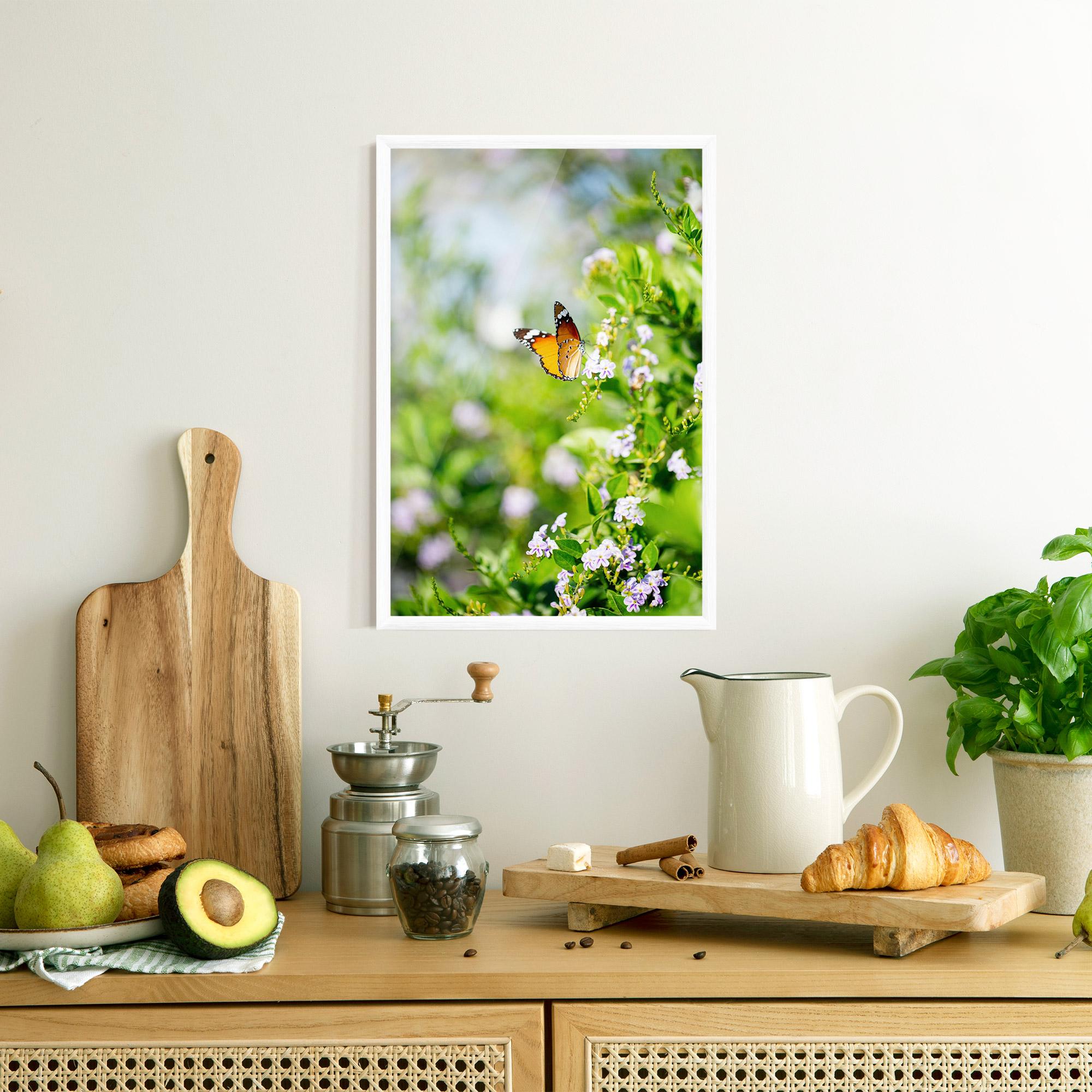 Gerahmte Poster Little Orange Elephant mockup 8