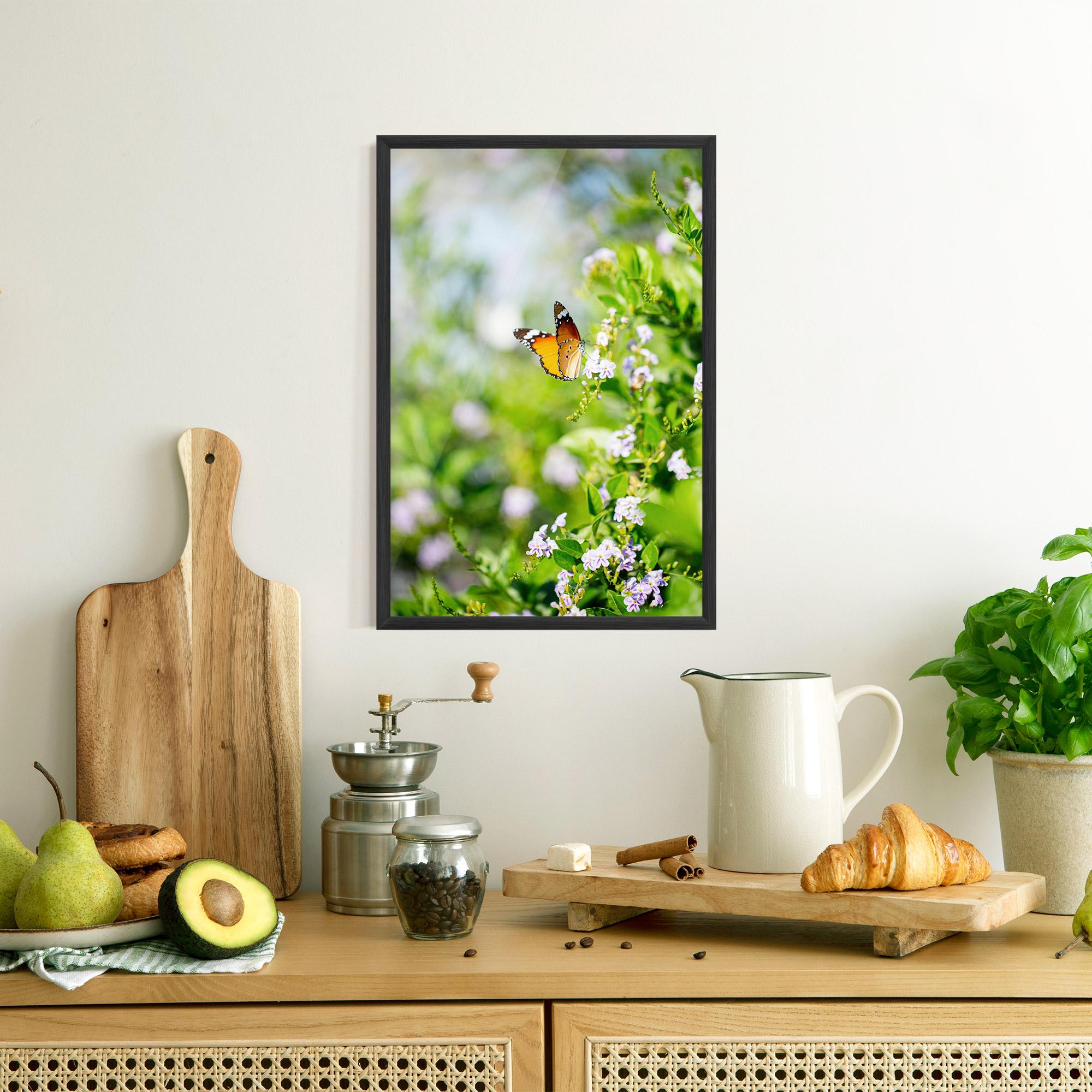 Gerahmte Poster Little Orange Elephant mockup 8