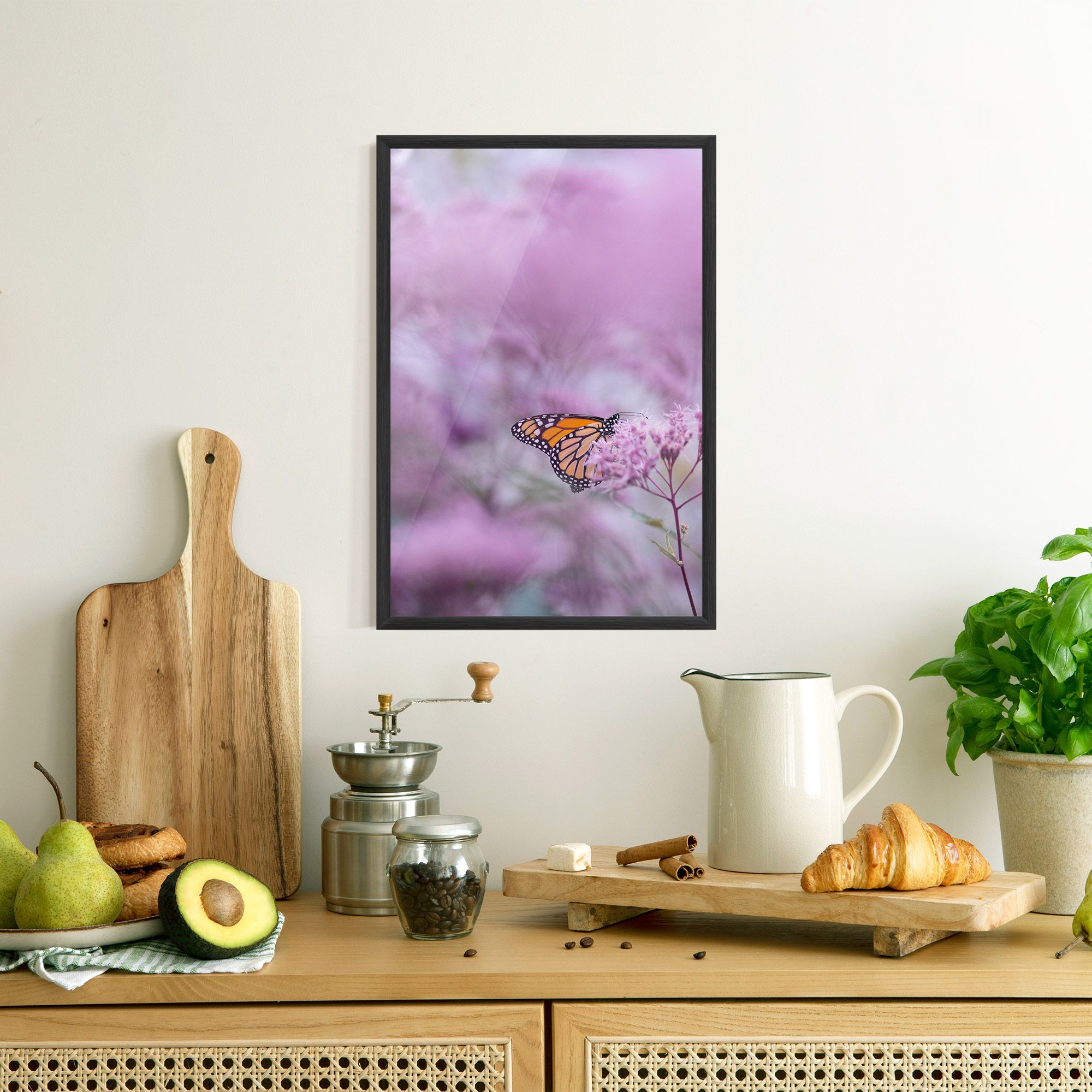 Purple Flower Butterfly mockup 8