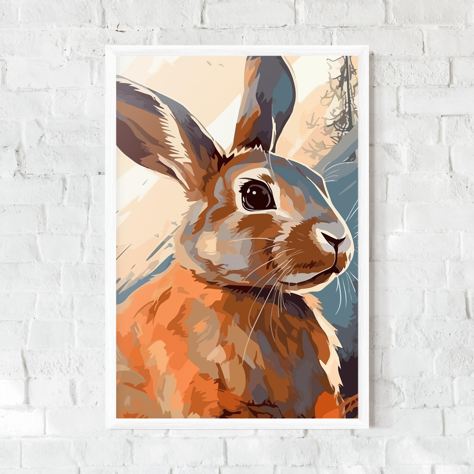 Gerahmte Poster Anime Rabbit mockup 0