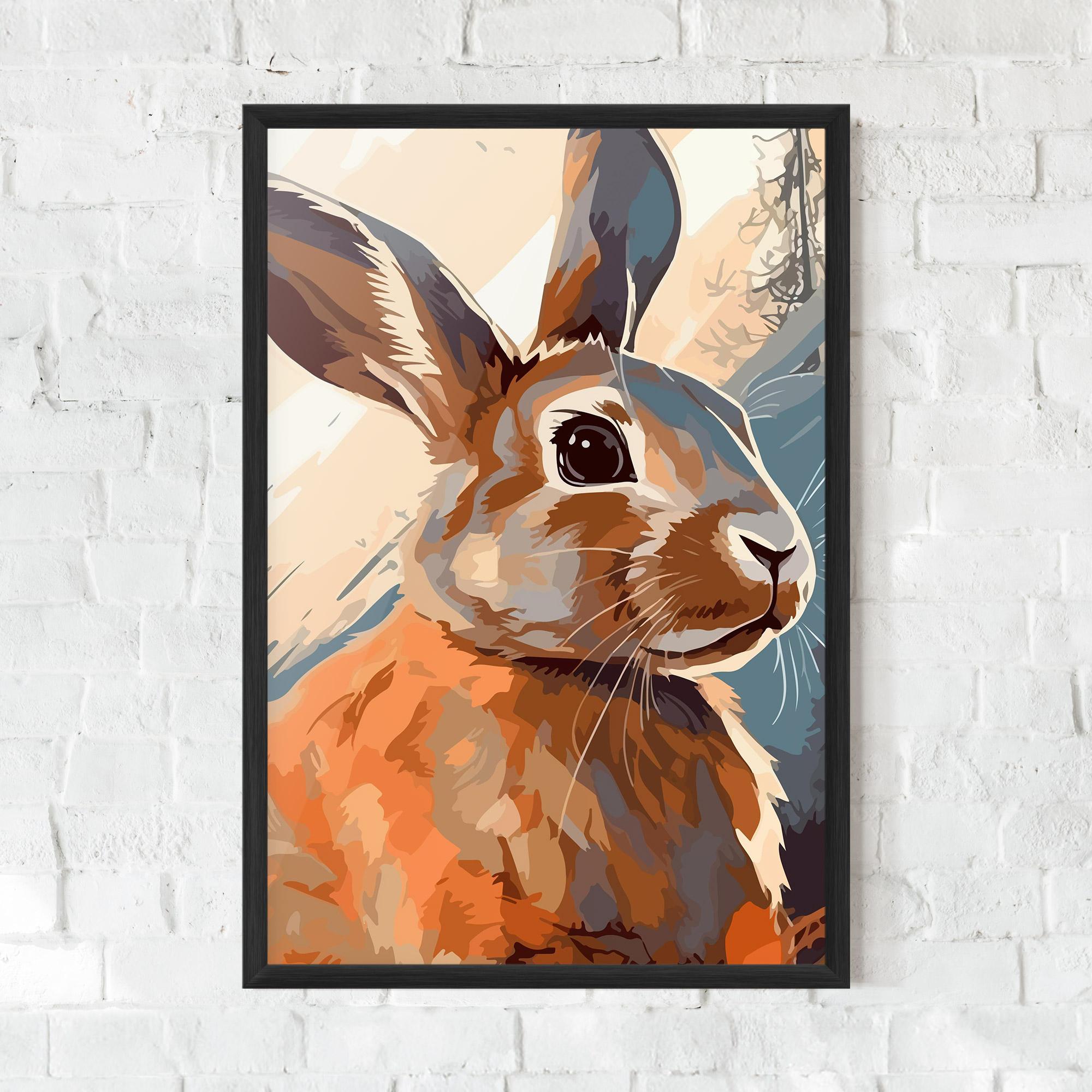 Gerahmte Poster Anime Rabbit mockup 0