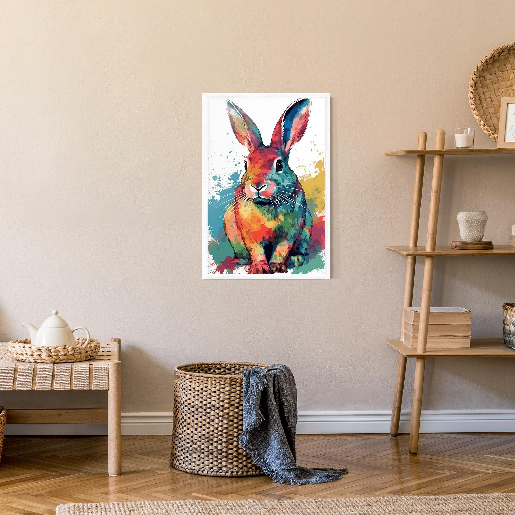 Gerahmte Poster Brush Rabbit mockup 9