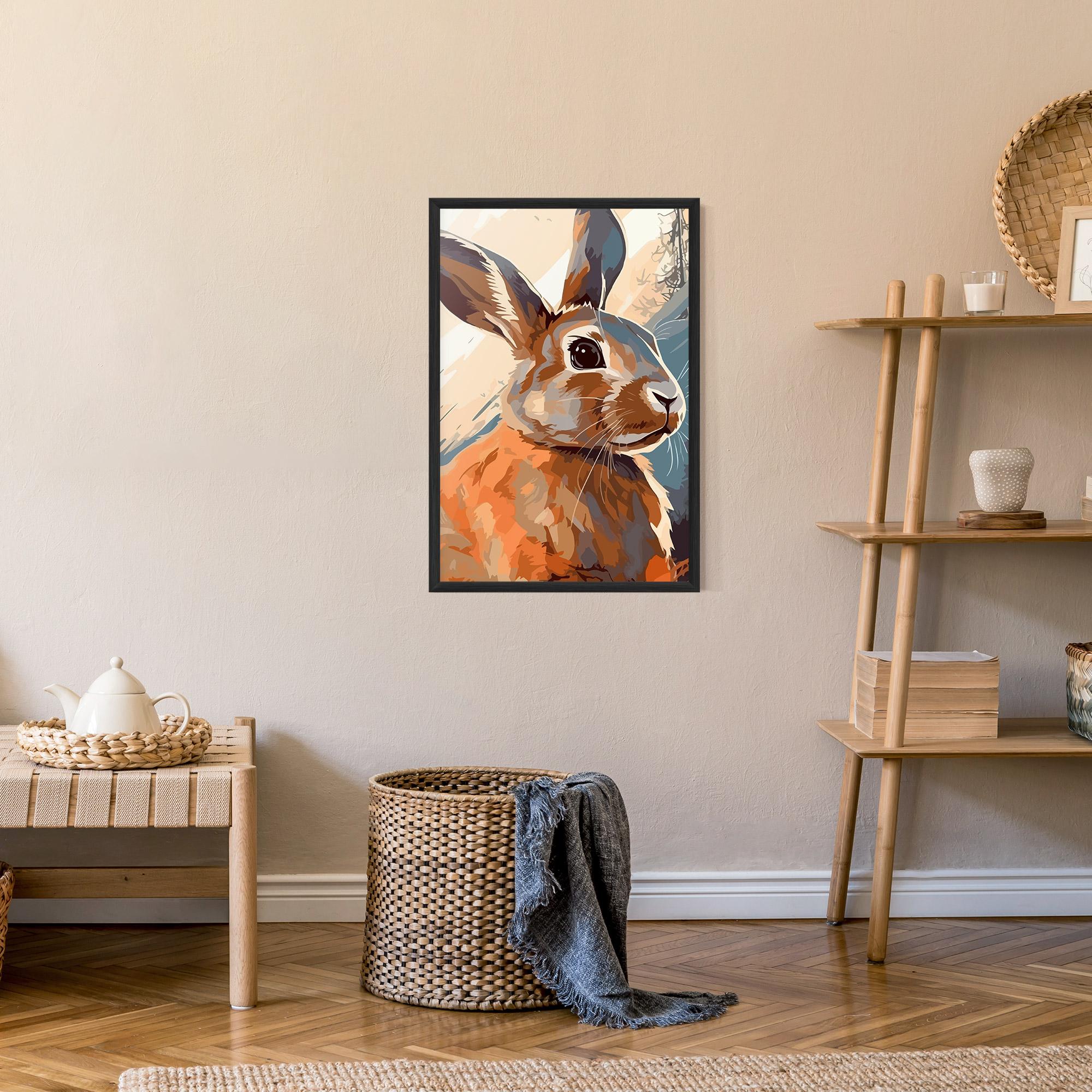 Gerahmte Poster Anime Rabbit mockup 9