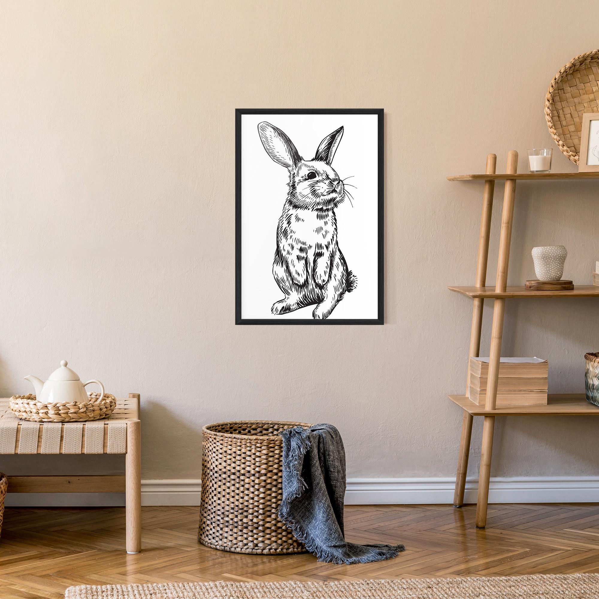Gerahmte Poster Cute Bunny mockup 9