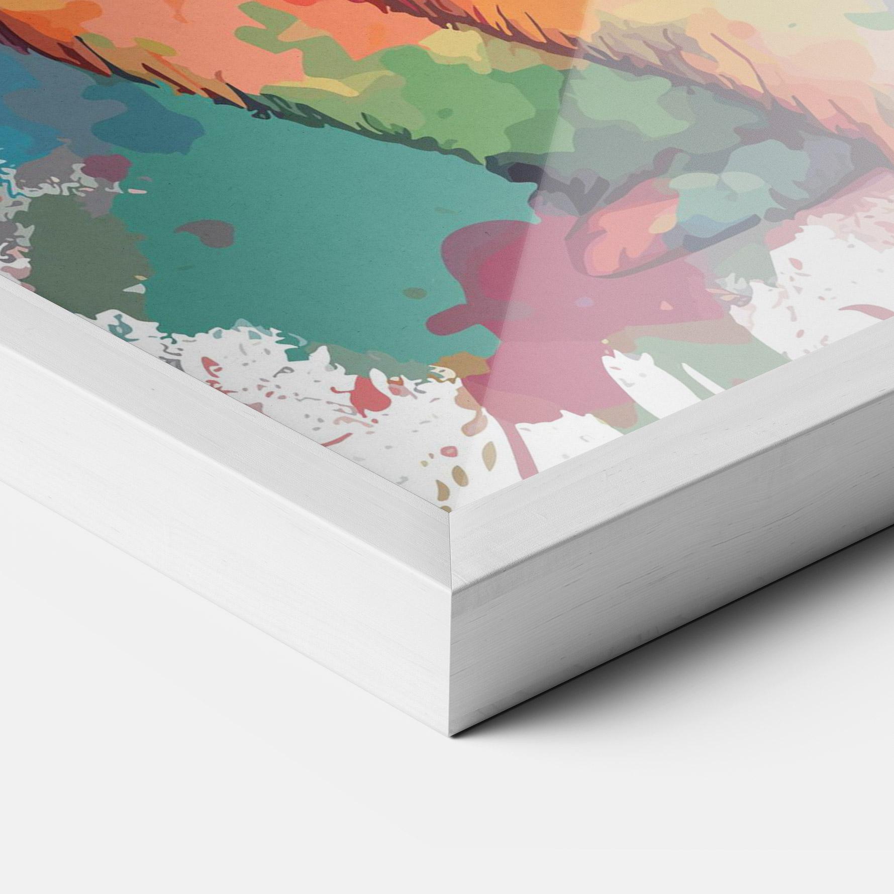 Gerahmte Poster Brush Rabbit mockup 3