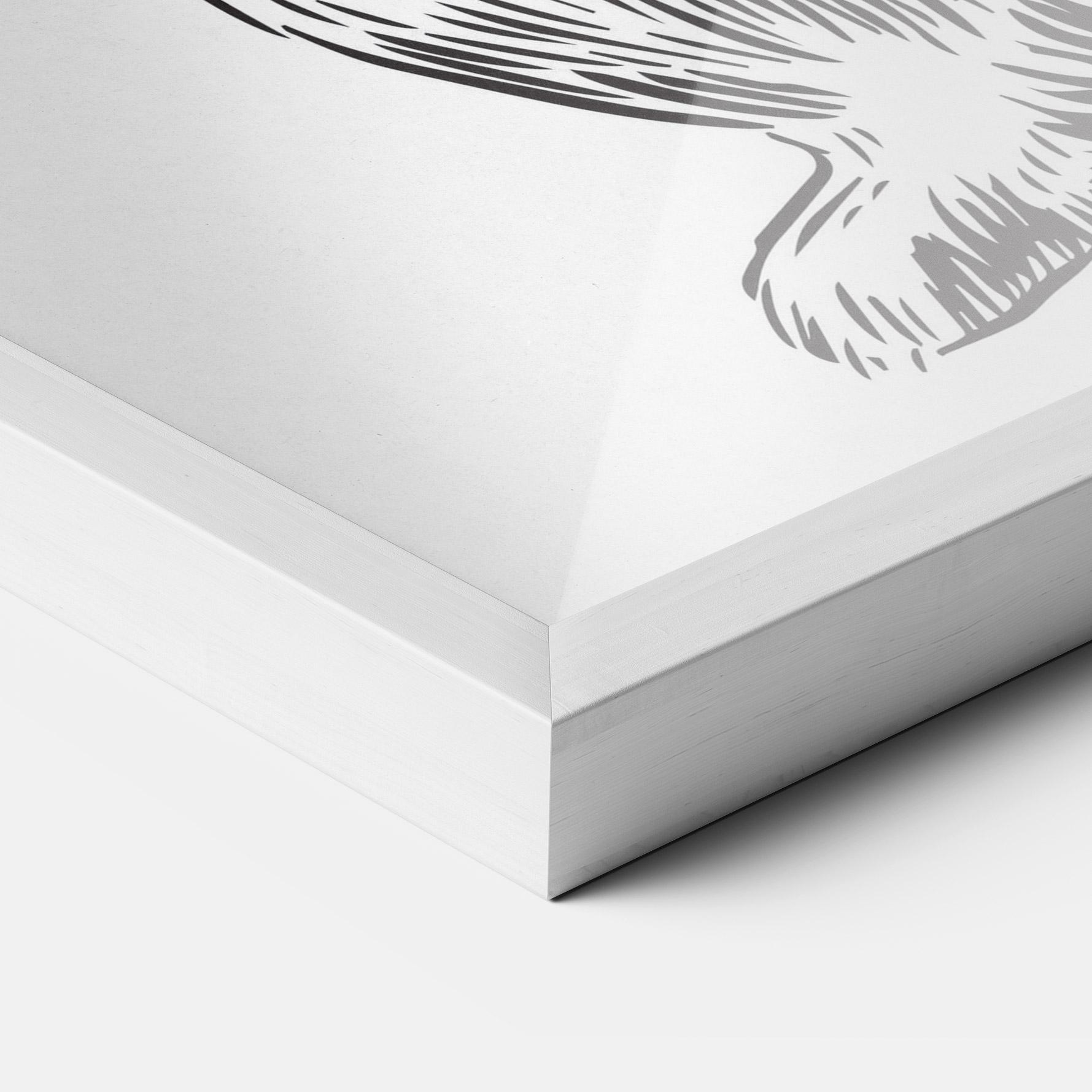 Gerahmte Poster Cute Bunny mockup 3