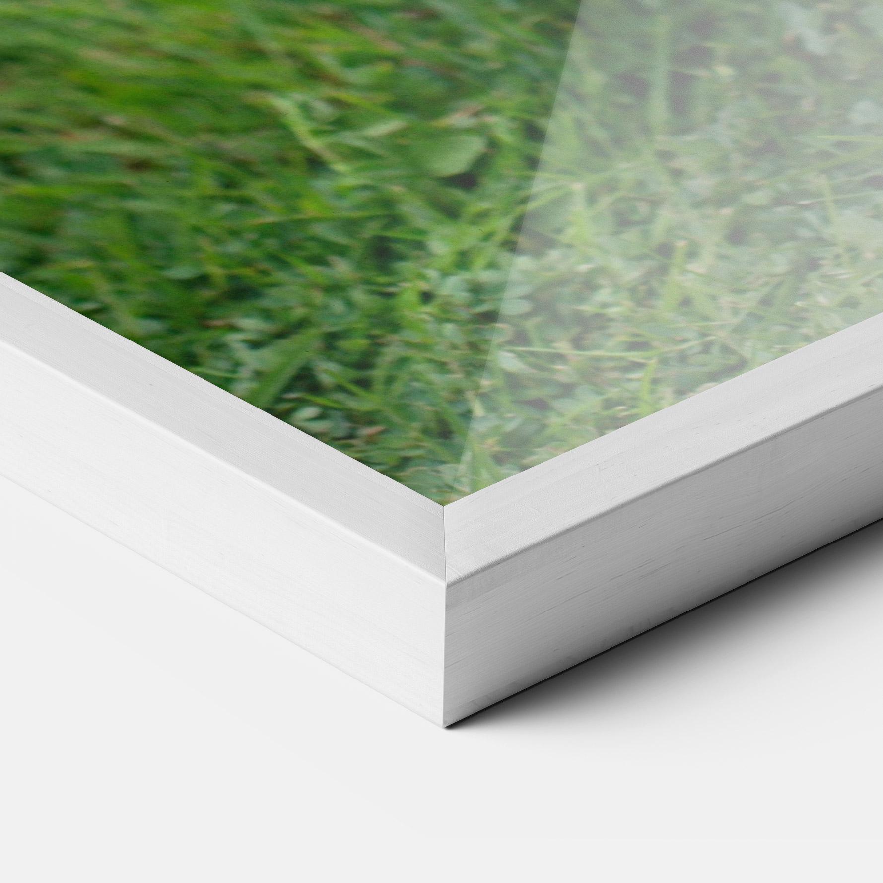 Gerahmte Poster Light Orange Bunny mockup 3