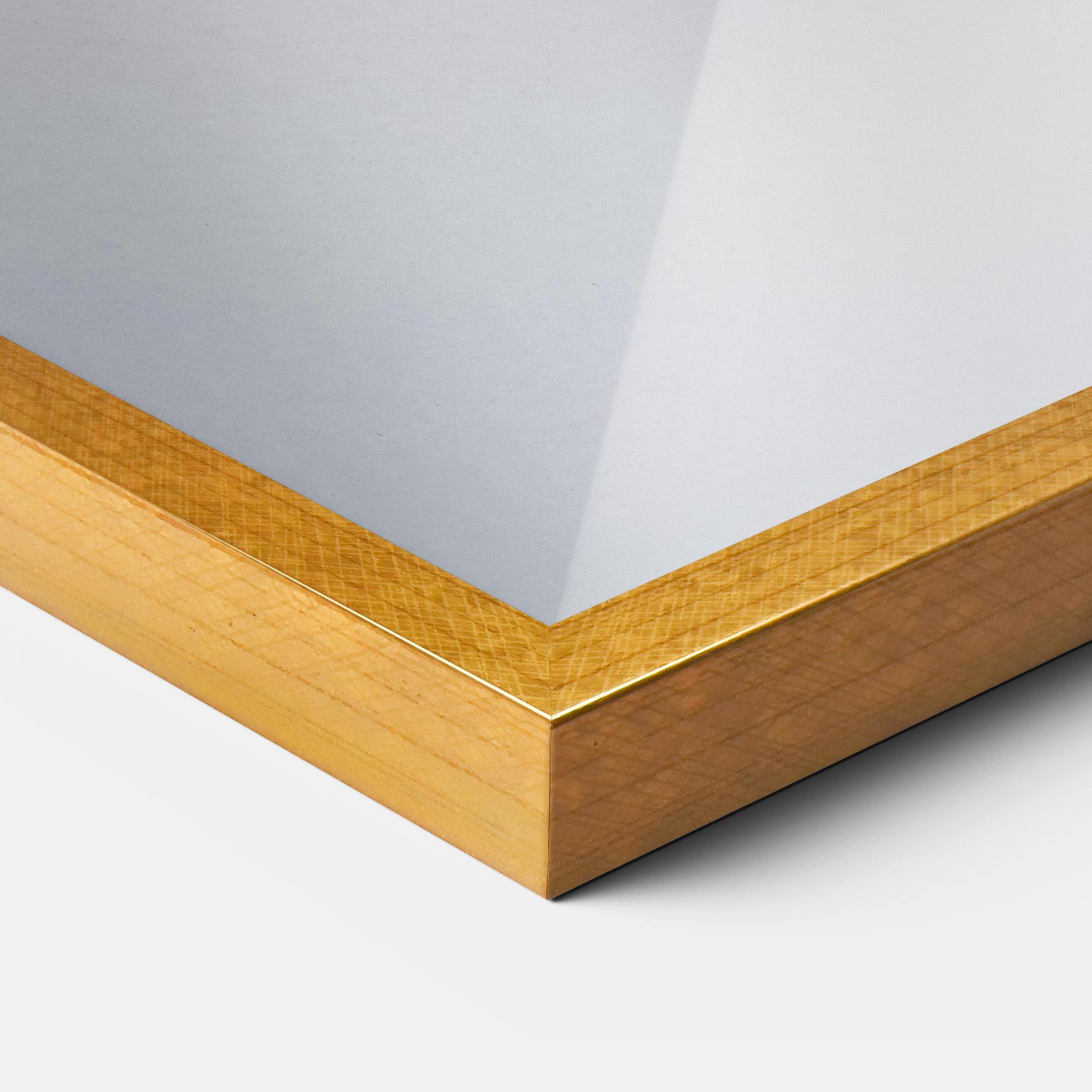 Gerahmte Poster Bunny In Snow mockup 3