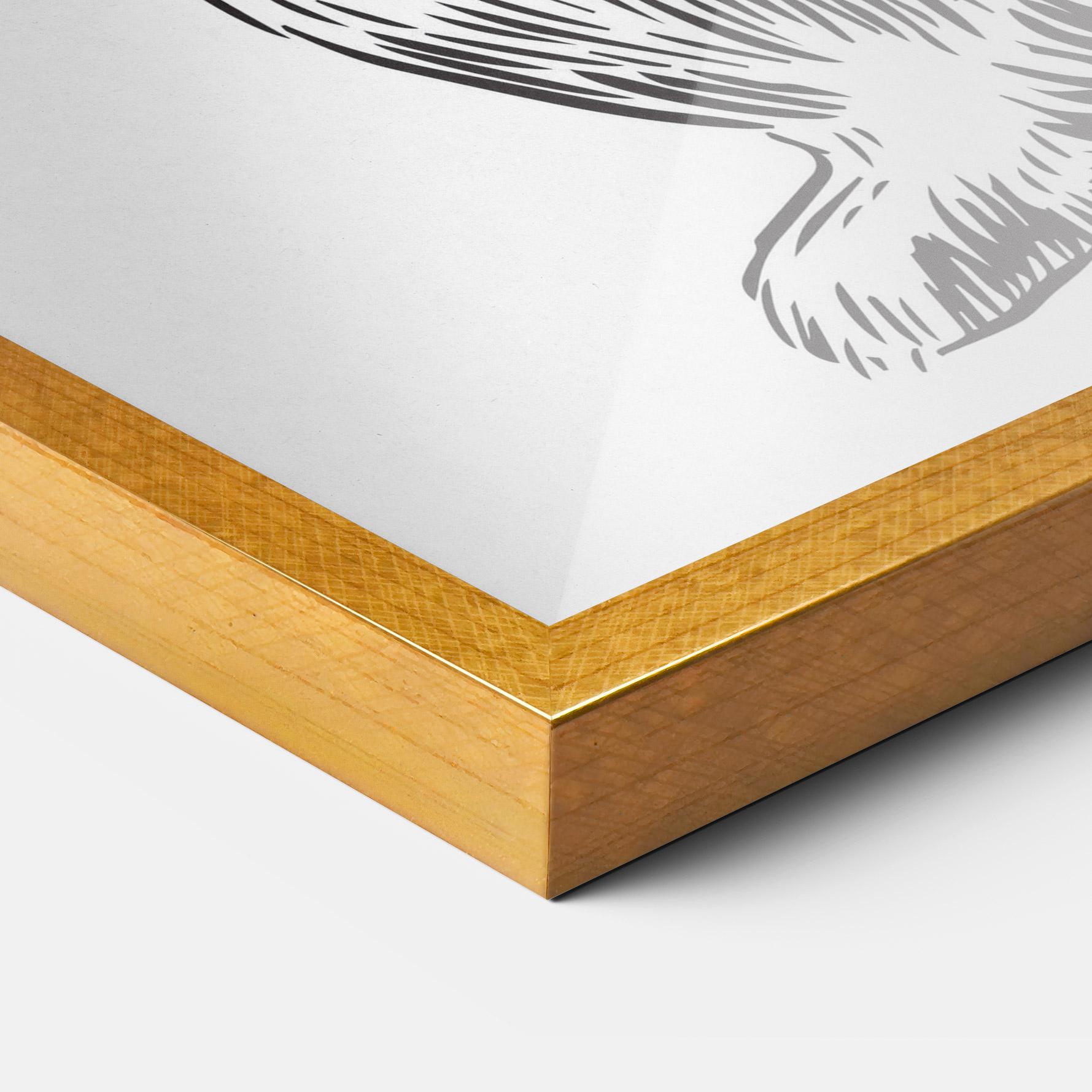 Gerahmte Poster Cute Bunny mockup 3