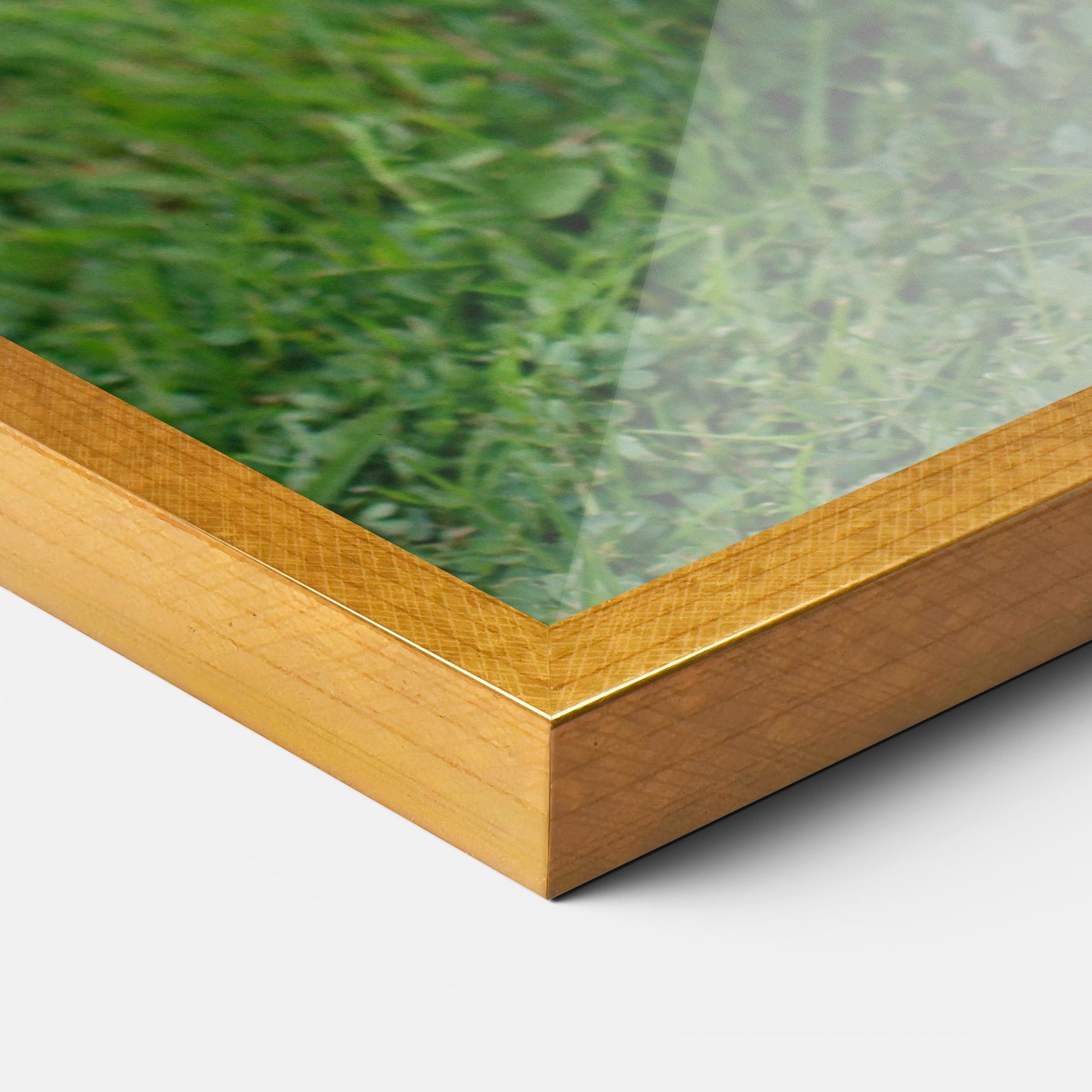 Gerahmte Poster Light Orange Bunny mockup 3