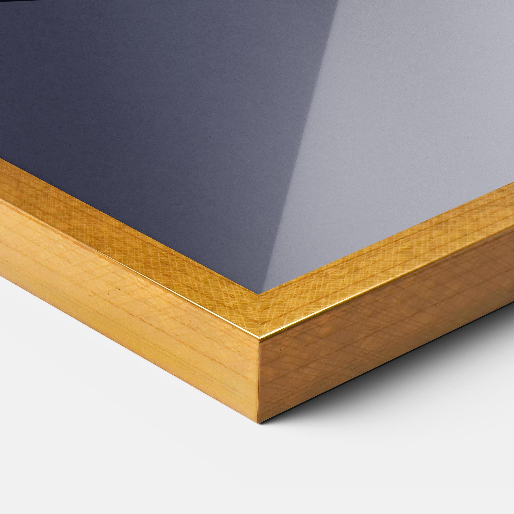 Gerahmte Poster Rabbit Headset mockup 3