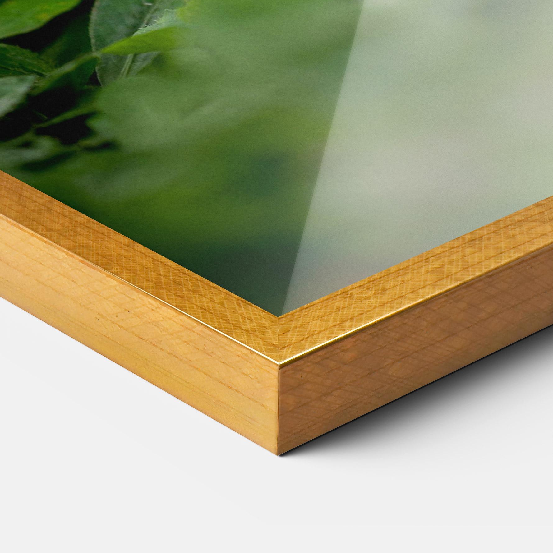 Gerahmte Poster White Black Bunny mockup 3