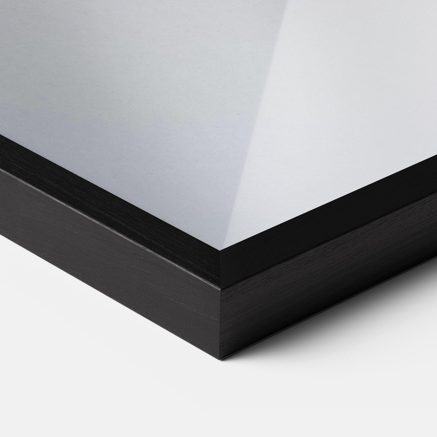 Gerahmte Poster Bunny In Snow mockup 3