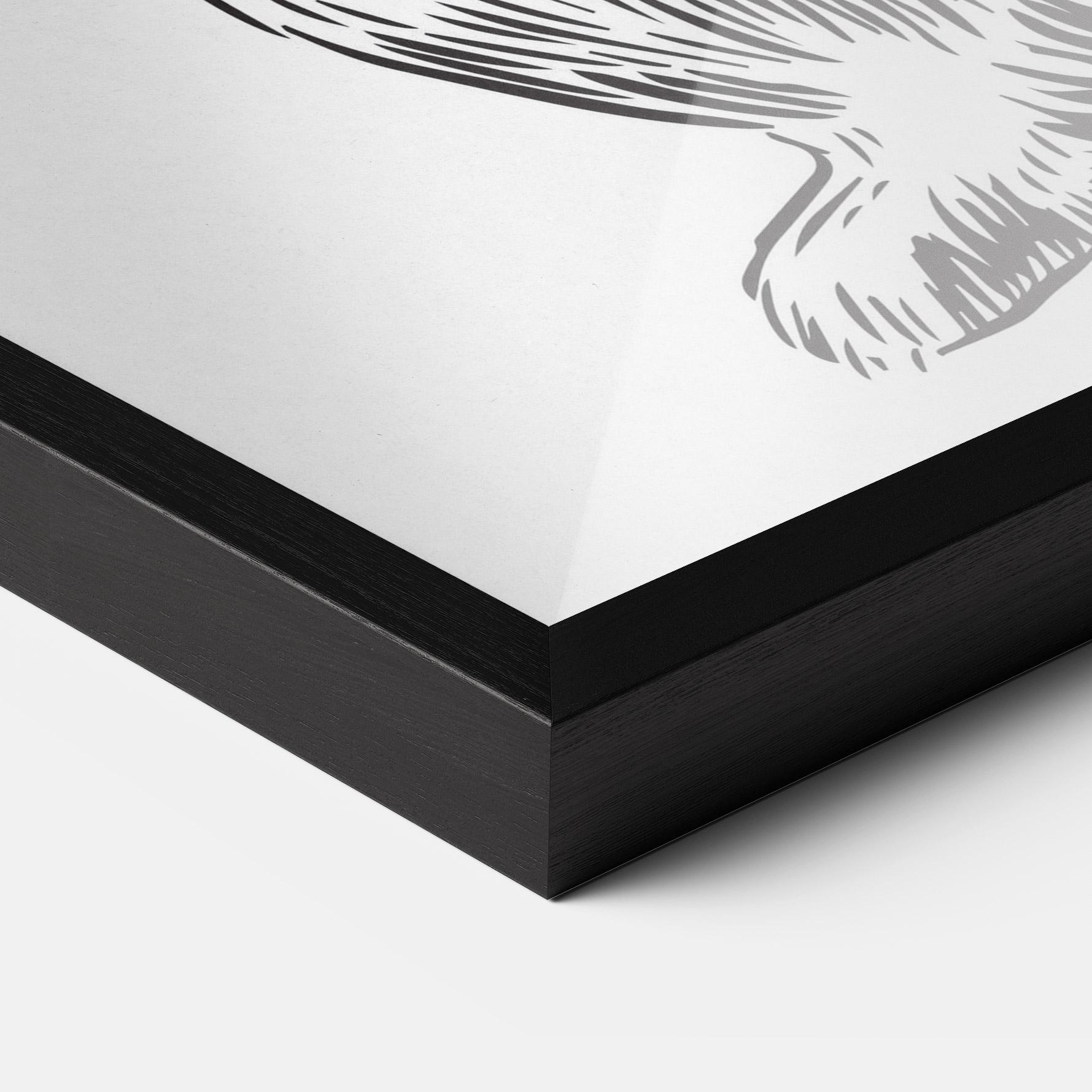 Gerahmte Poster Cute Bunny mockup 3